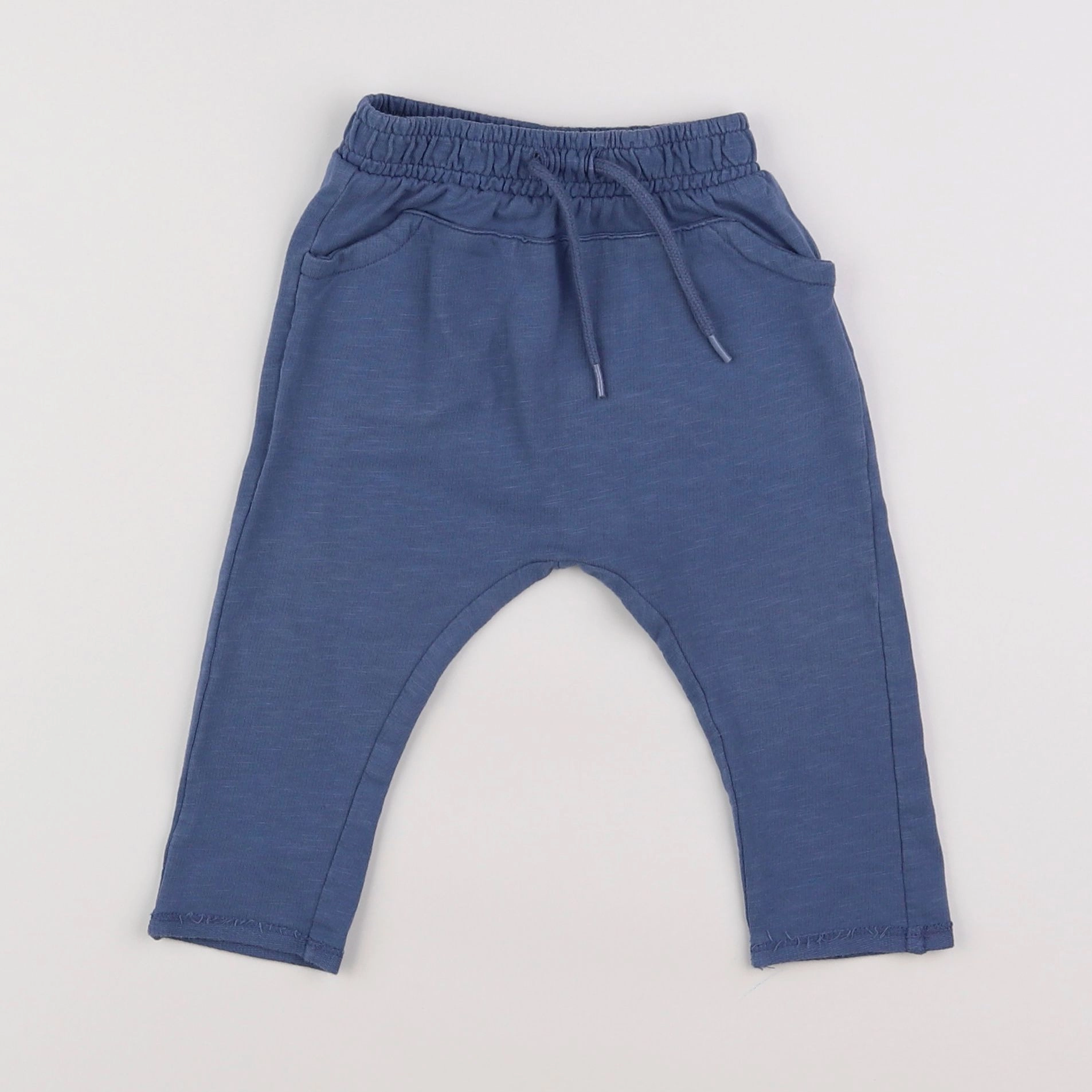 Vertbaudet - pantalon bleu - 6 mois
