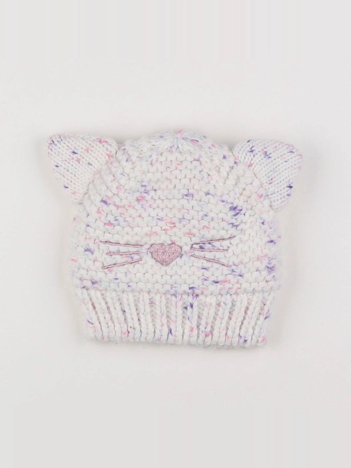 GAP - bonnet blanc - 12 mois