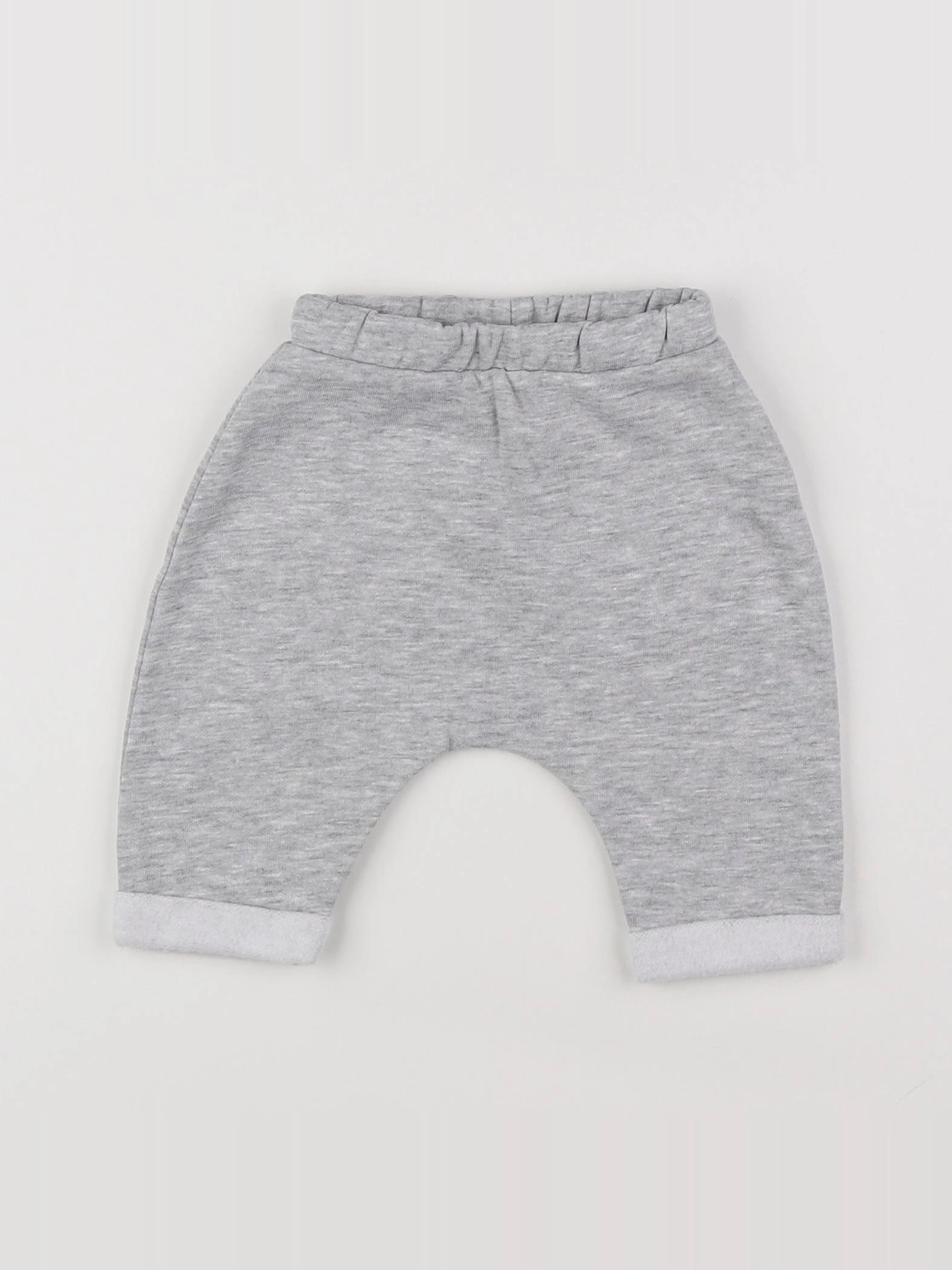 Vertbaudet - sarouel gris - 1 mois