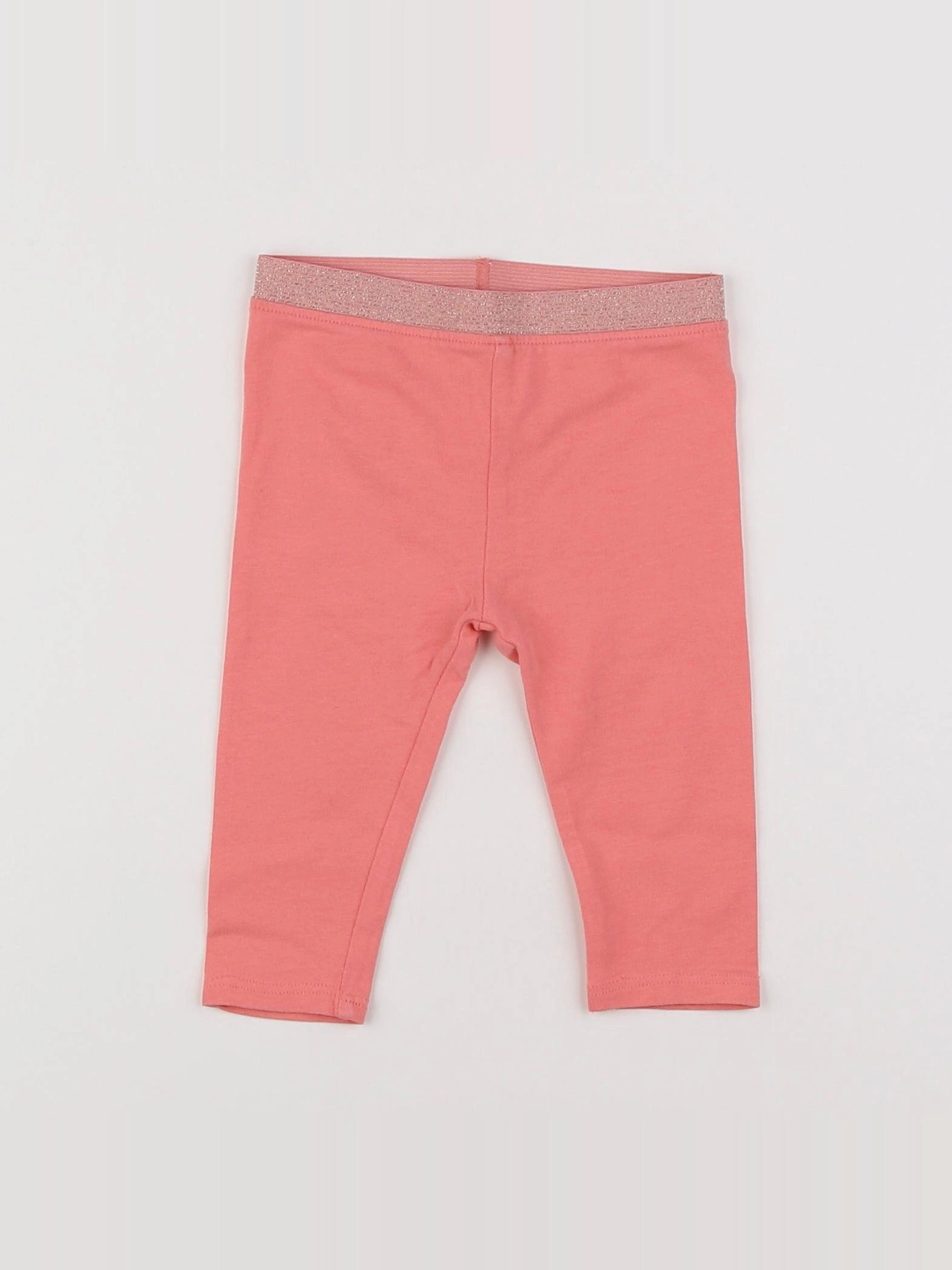 Vertbaudet - legging rose - 9 mois