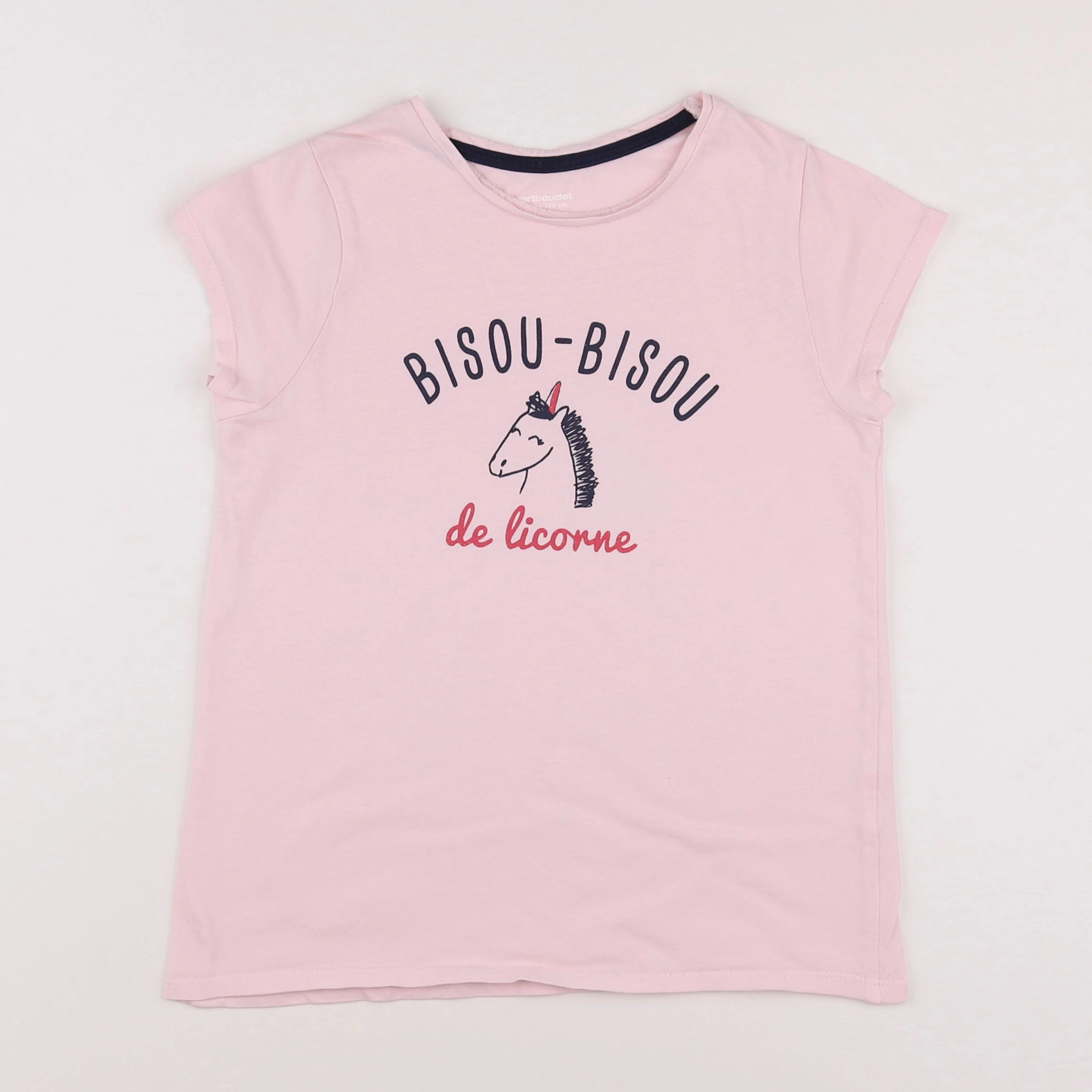 Vertbaudet - tee-shirt rose - 10 ans