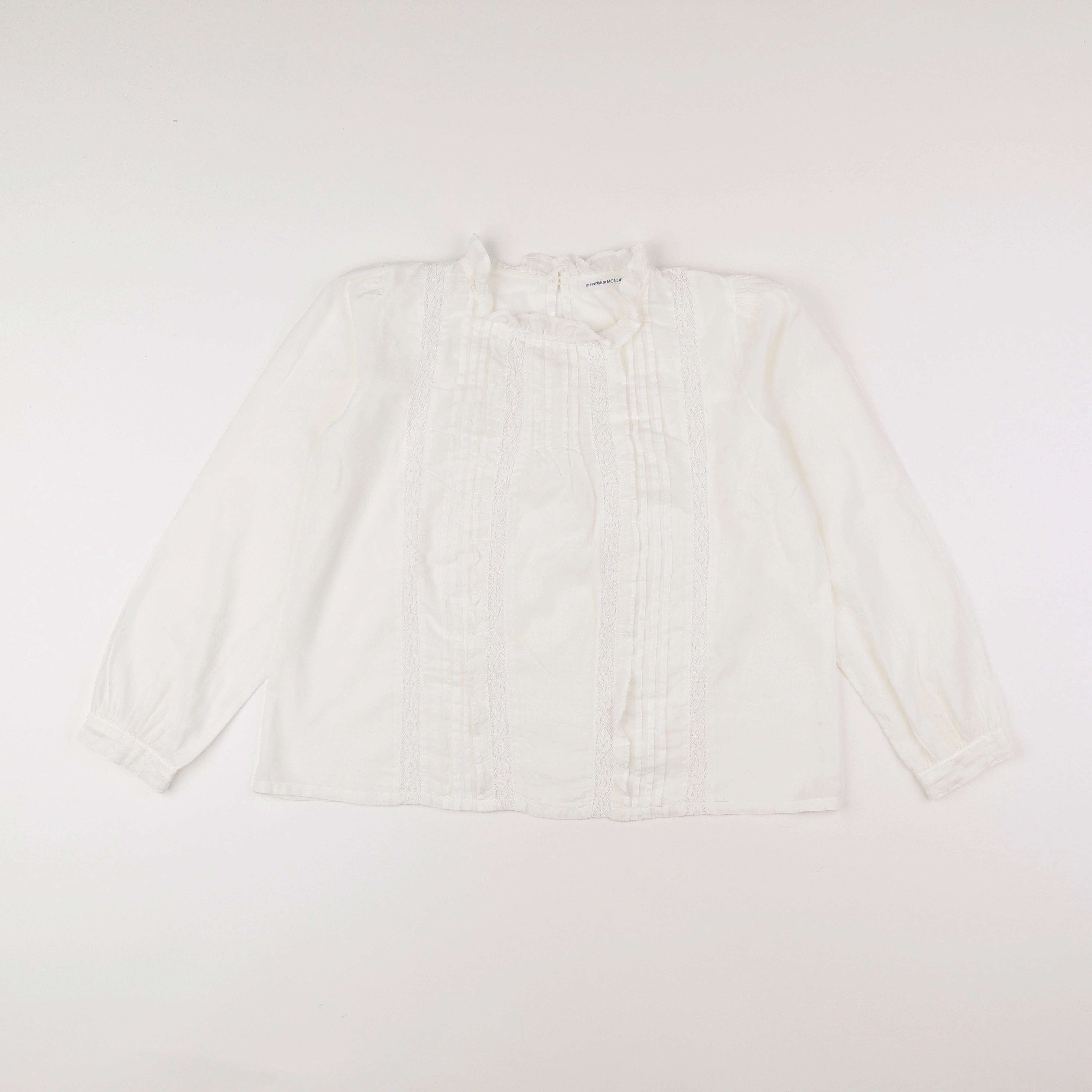 Monoprix - blouse blanc - 12 ans