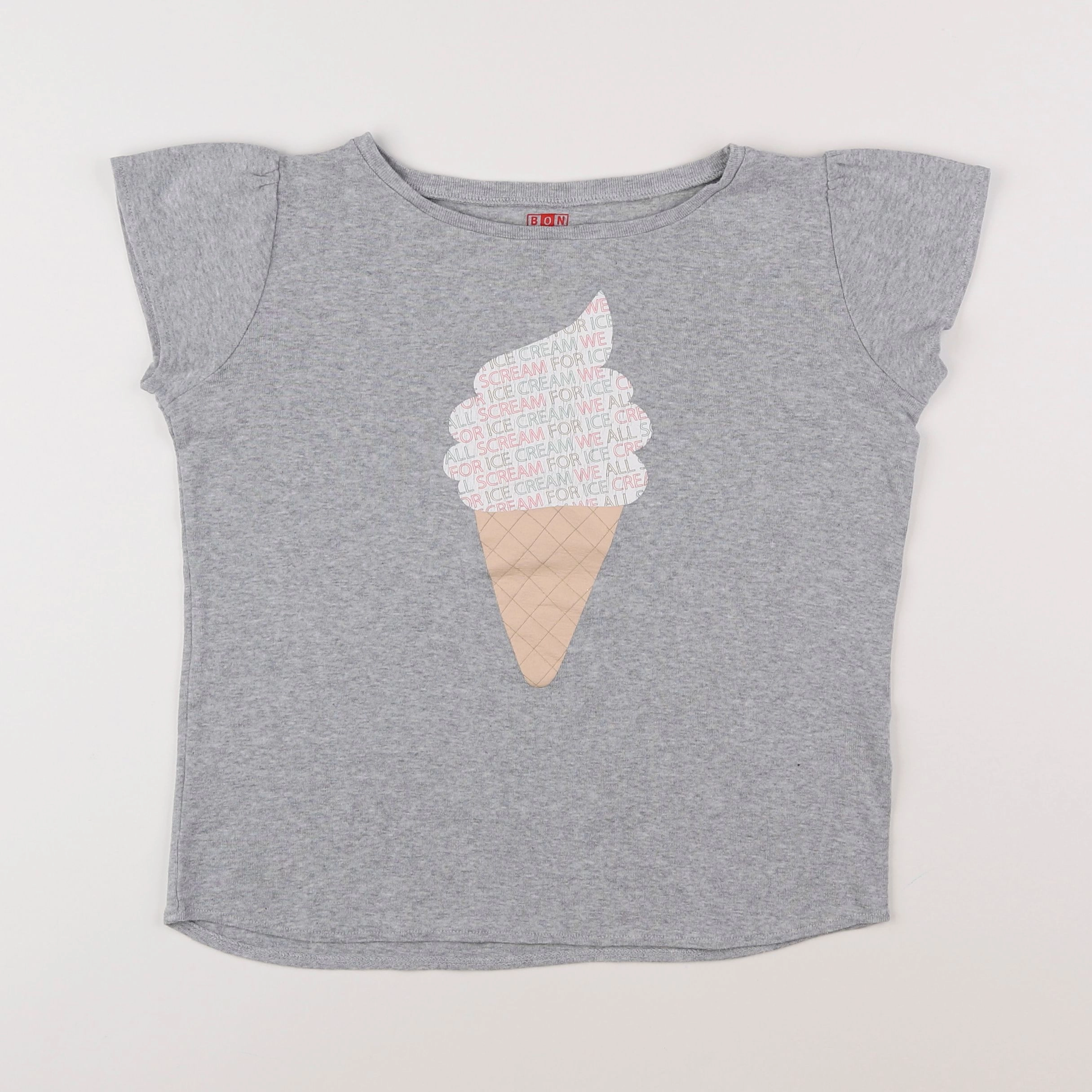 Bonton - tee-shirt gris - 12 ans