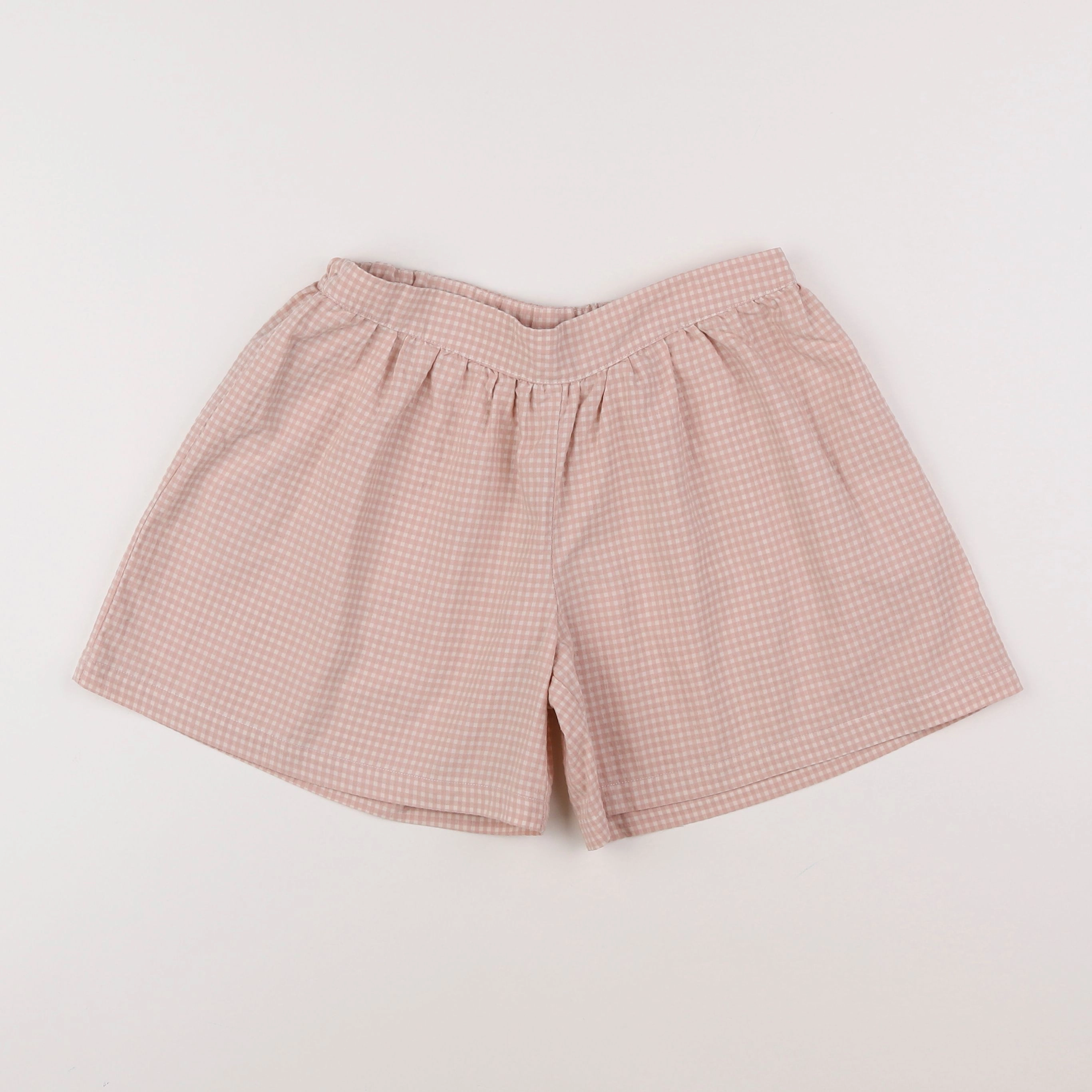 Marie Puce - short blanc, rose - 10 ans