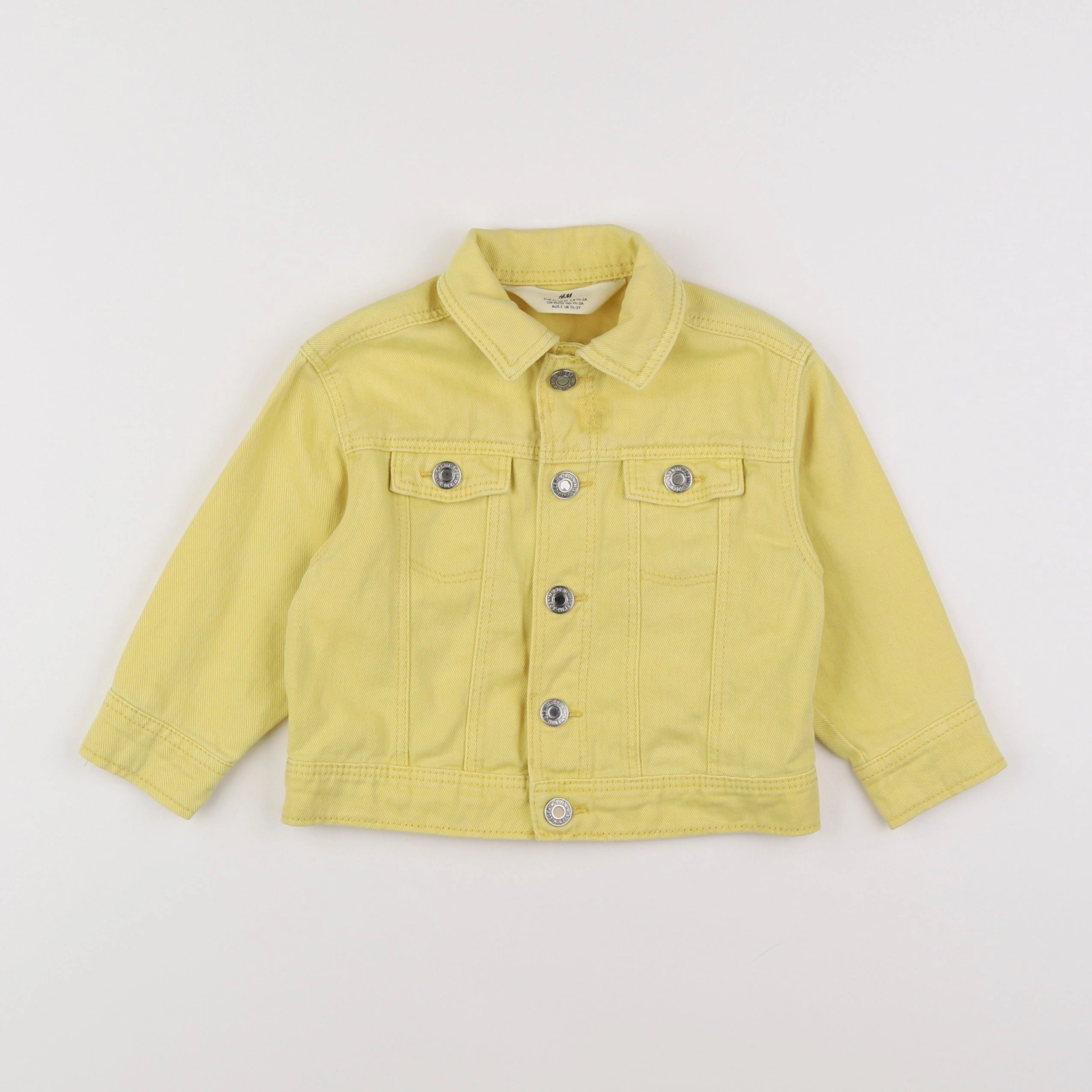 H&M - veste jaune - 18 mois à 2 ans