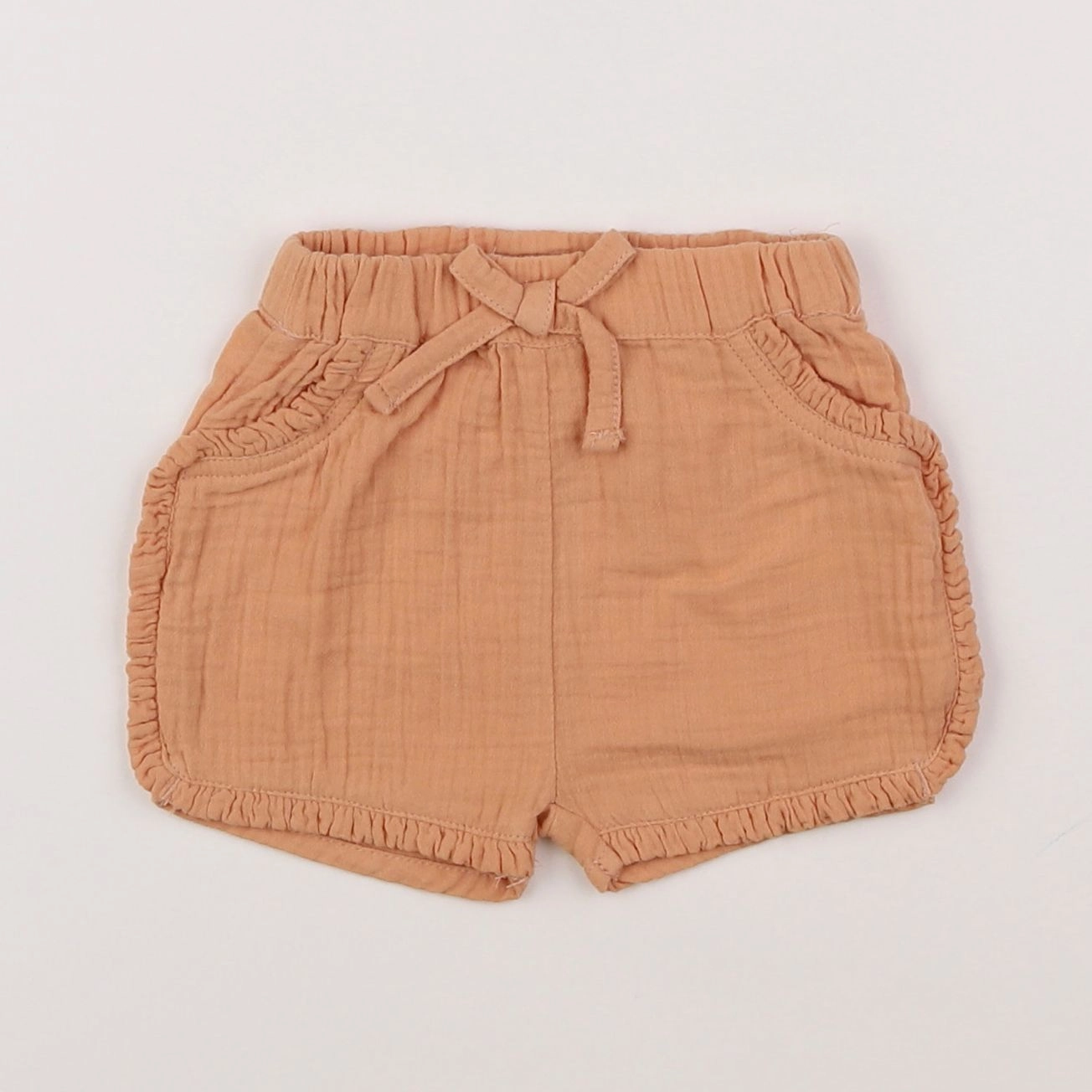 Vertbaudet - short marron - 3 mois