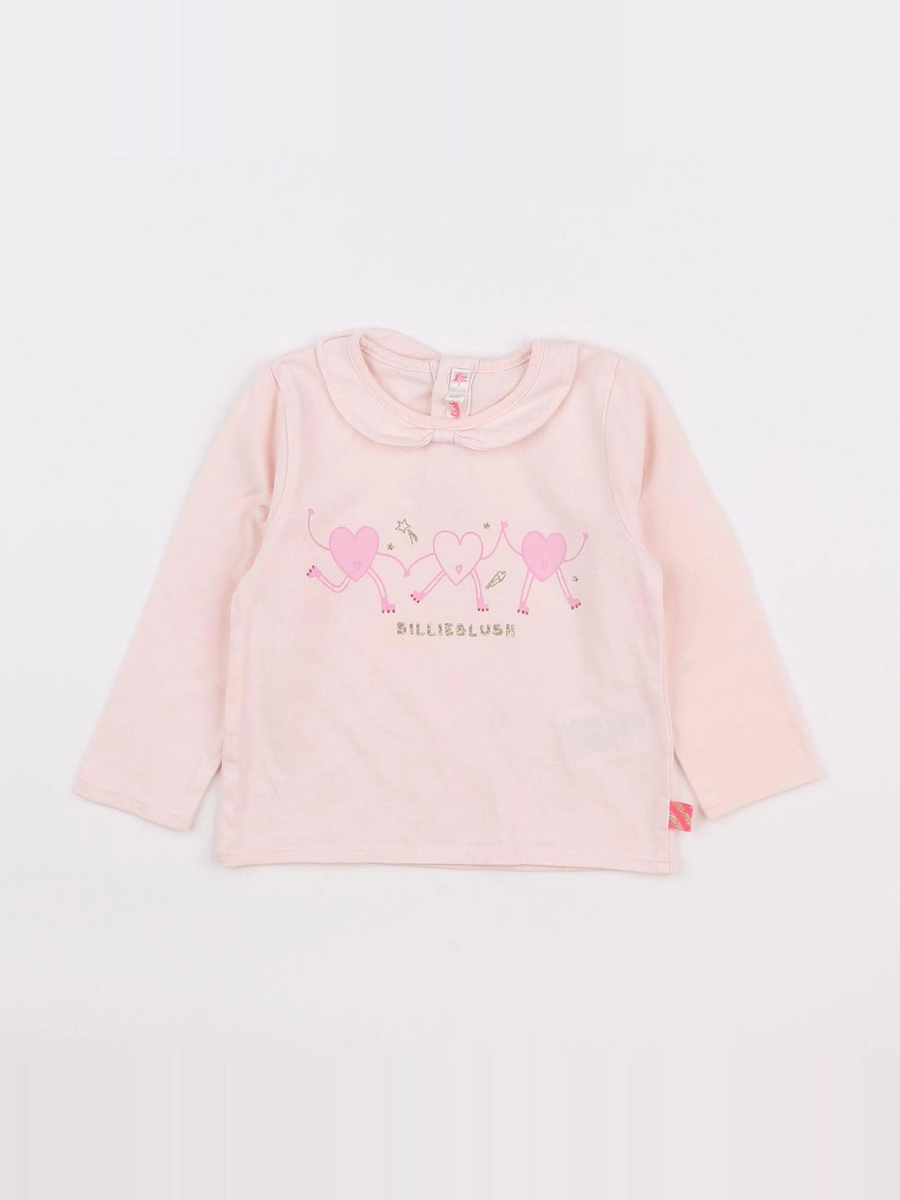 Billie Blush - tee-shirt rose - 9 mois