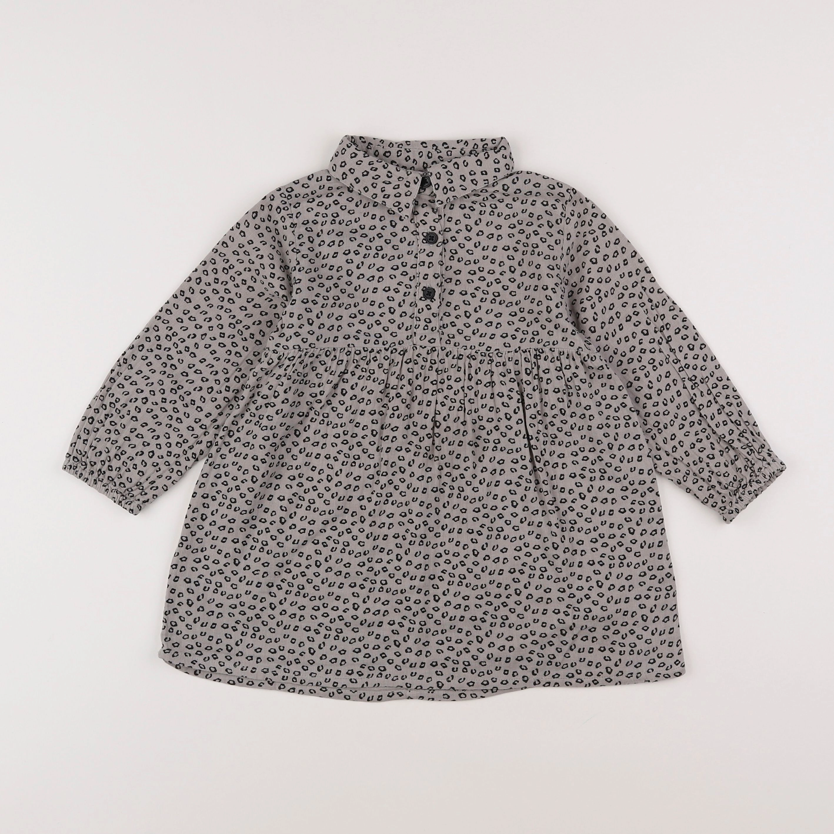 Mango - robe gris - 18 mois à 2 ans