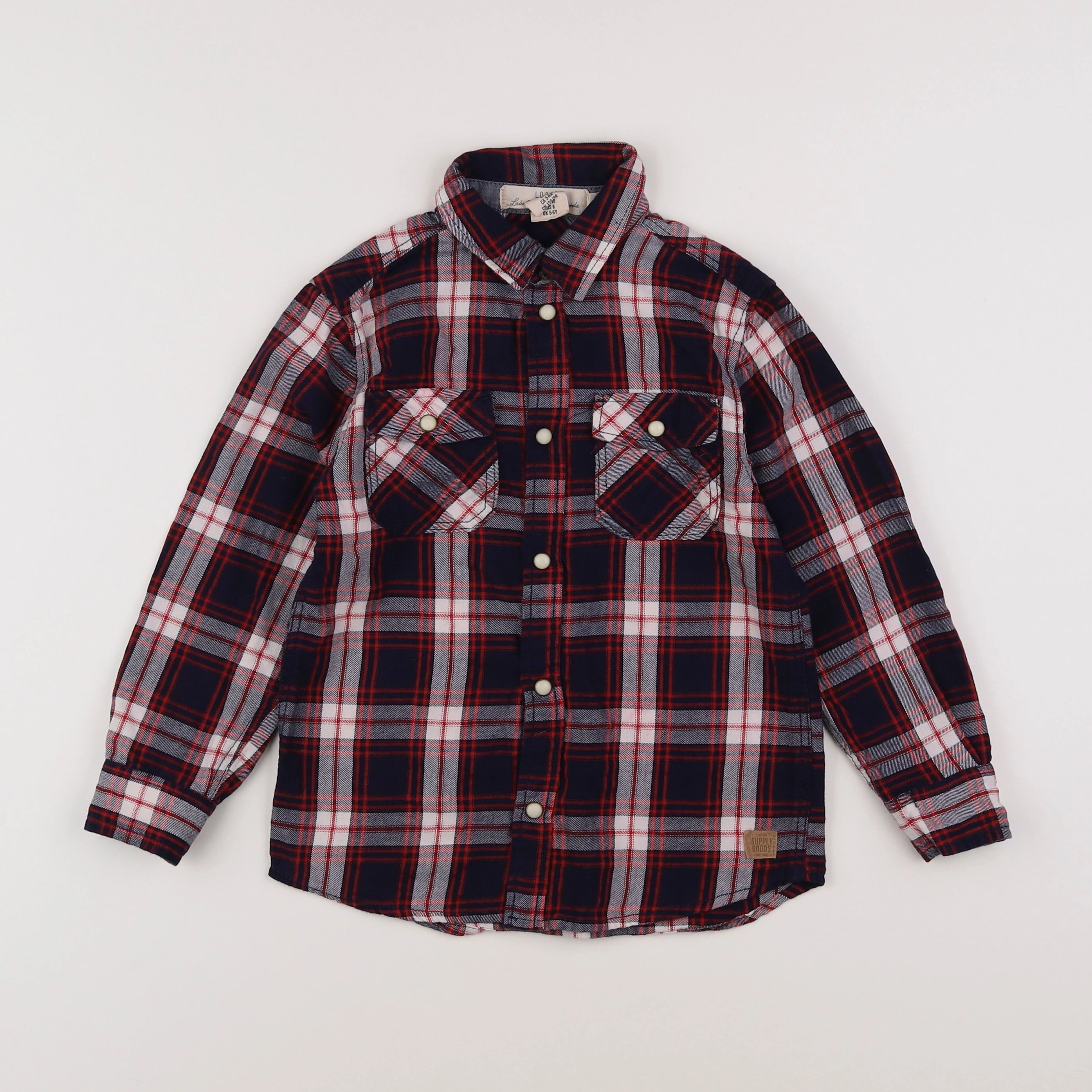 H&M - chemise bleu - 6 ans
