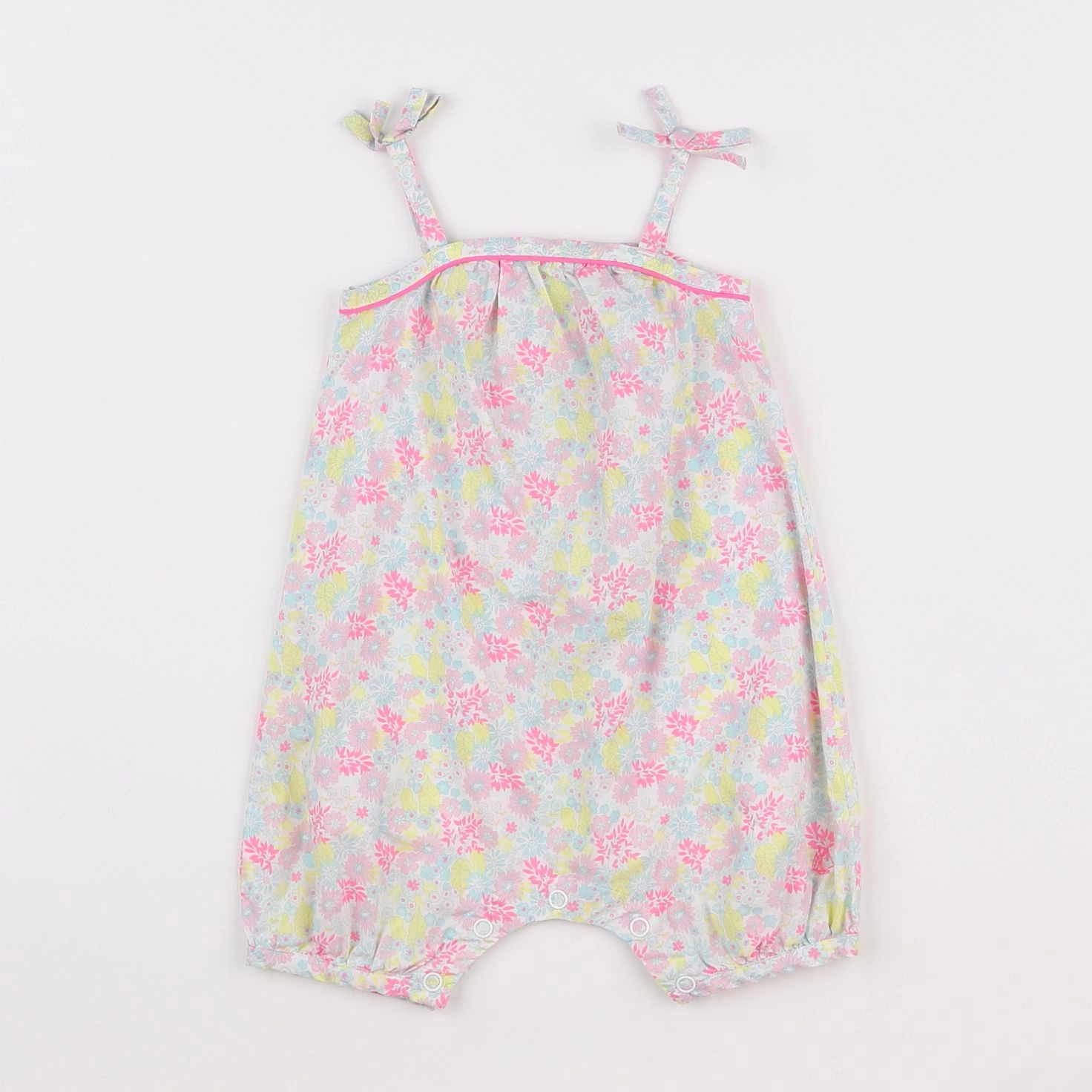 Petit Bateau - combinaison multicolore - 6 mois