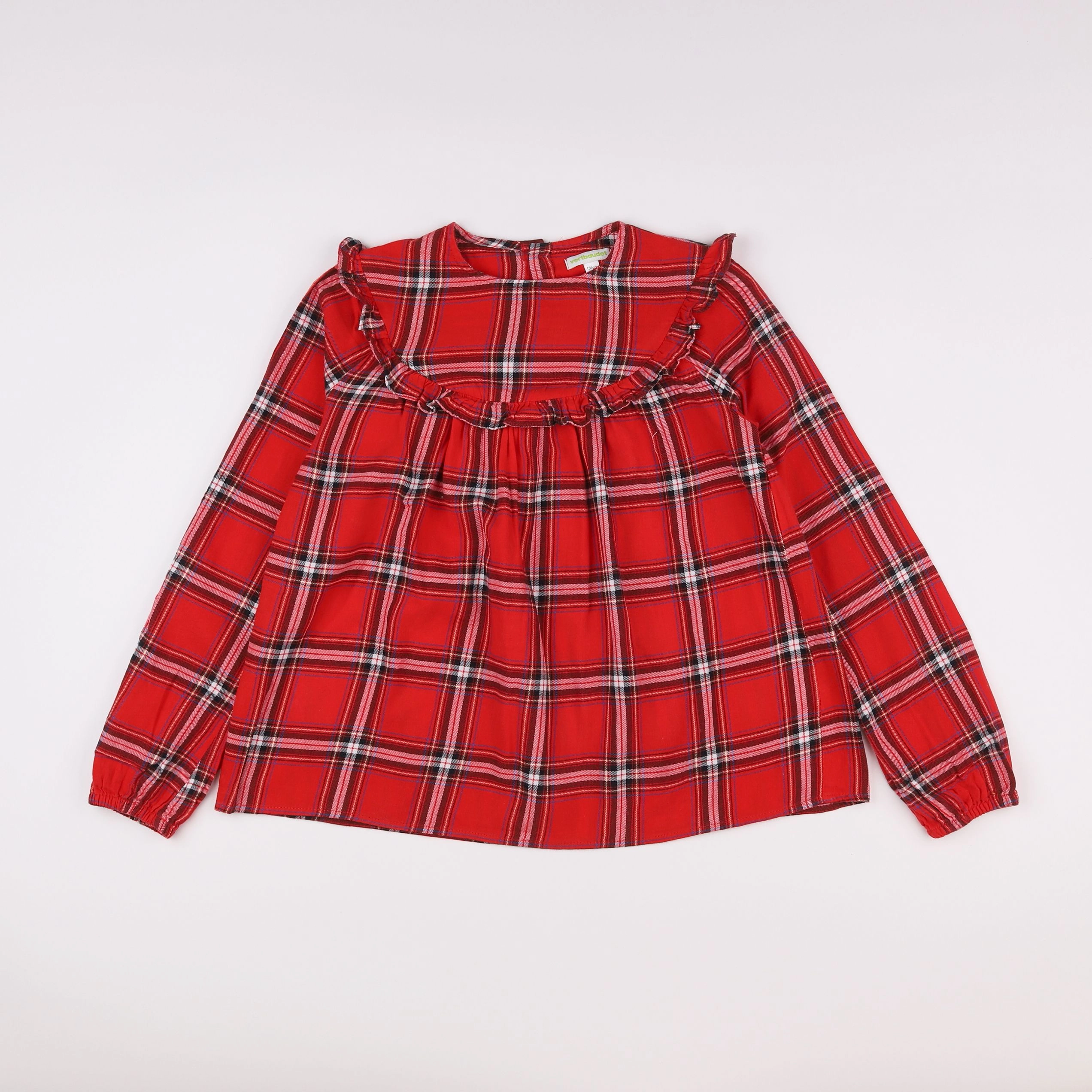 Vertbaudet - blouse rouge - 12 ans