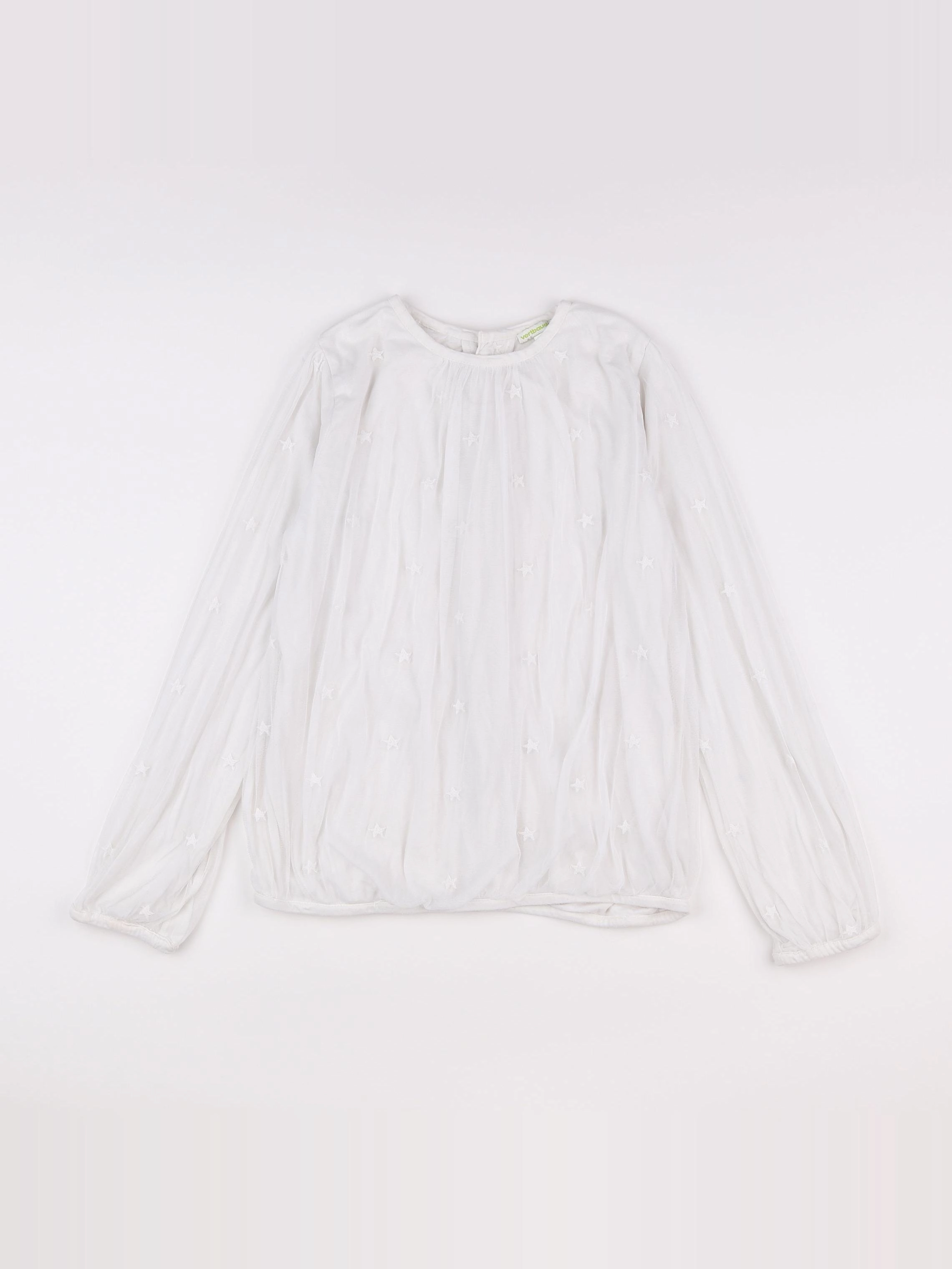 Vertbaudet - blouse blanc - 12 ans
