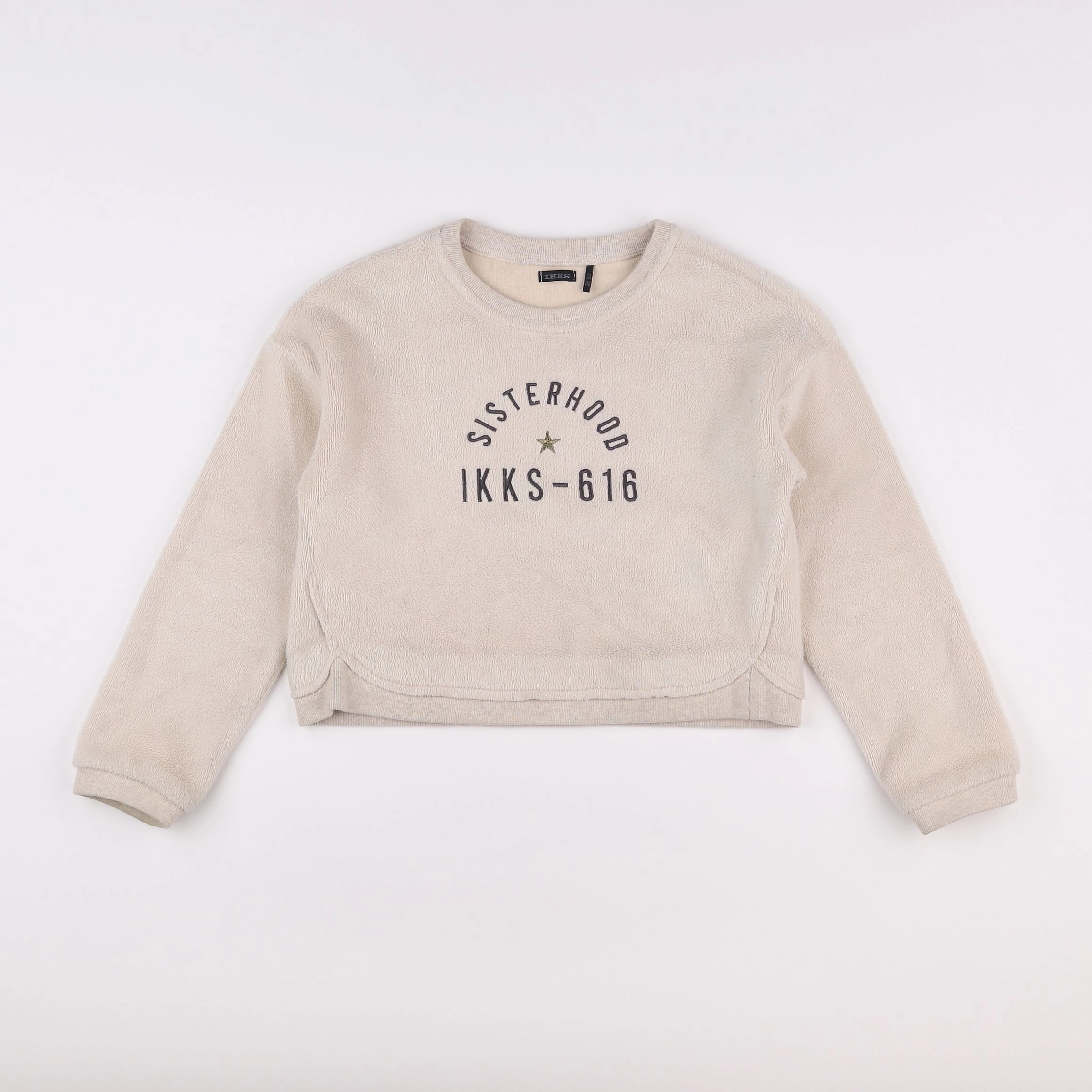 IKKS - sweat beige - 10 ans