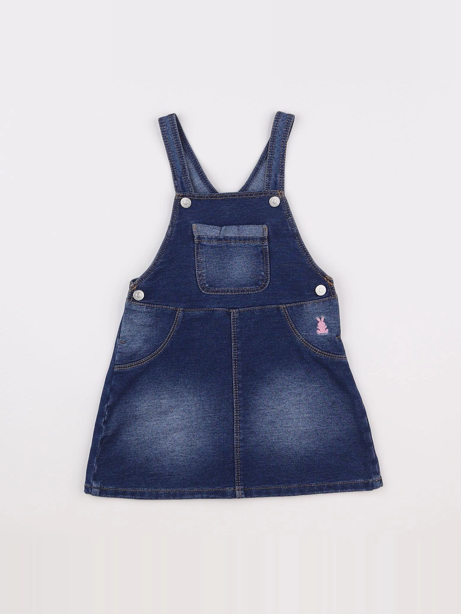 Benetton - robe bleu - 18 mois à 2 ans