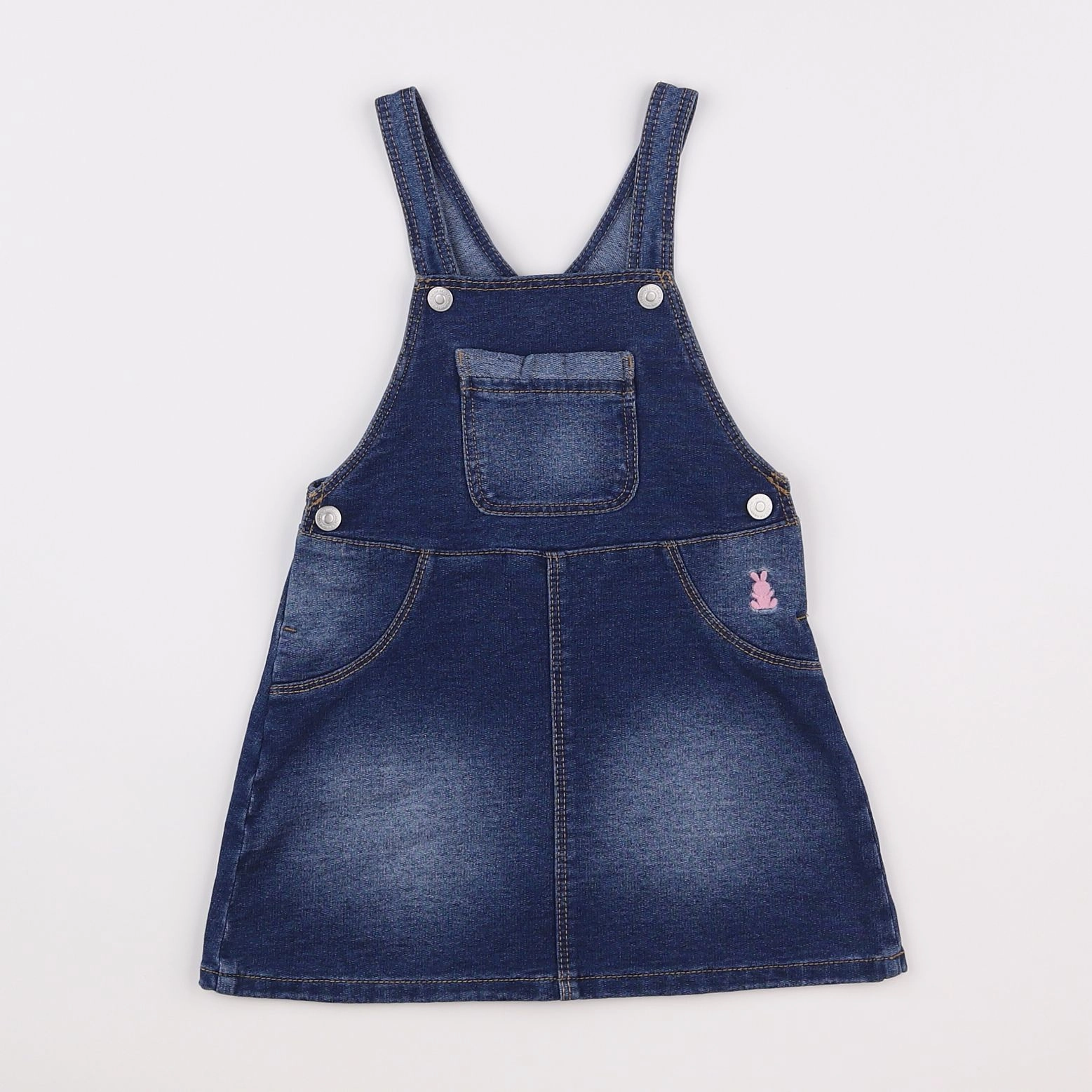 Benetton - robe bleu - 18 mois à 2 ans