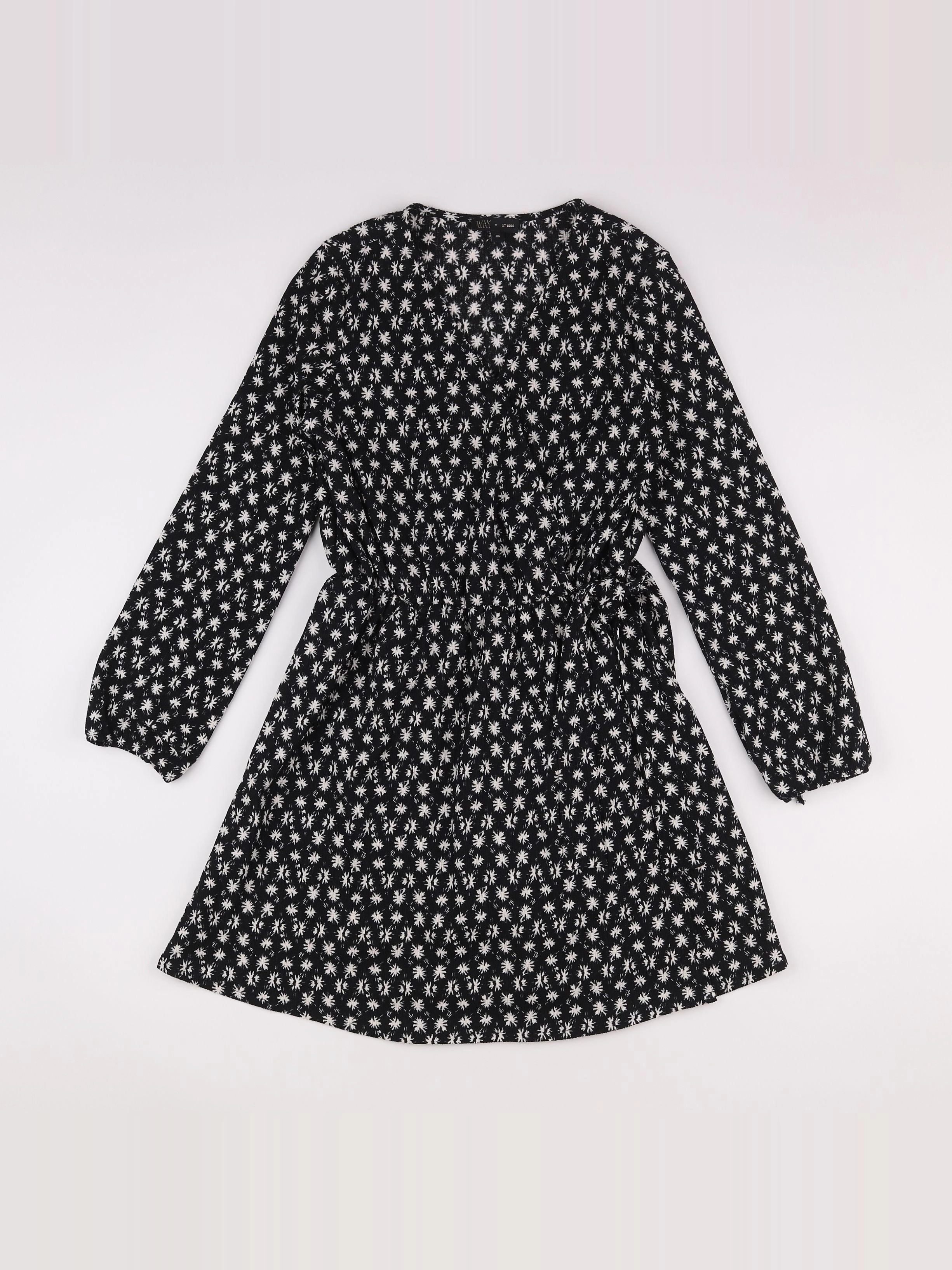 IKKS - robe noir, blanc - 12 ans