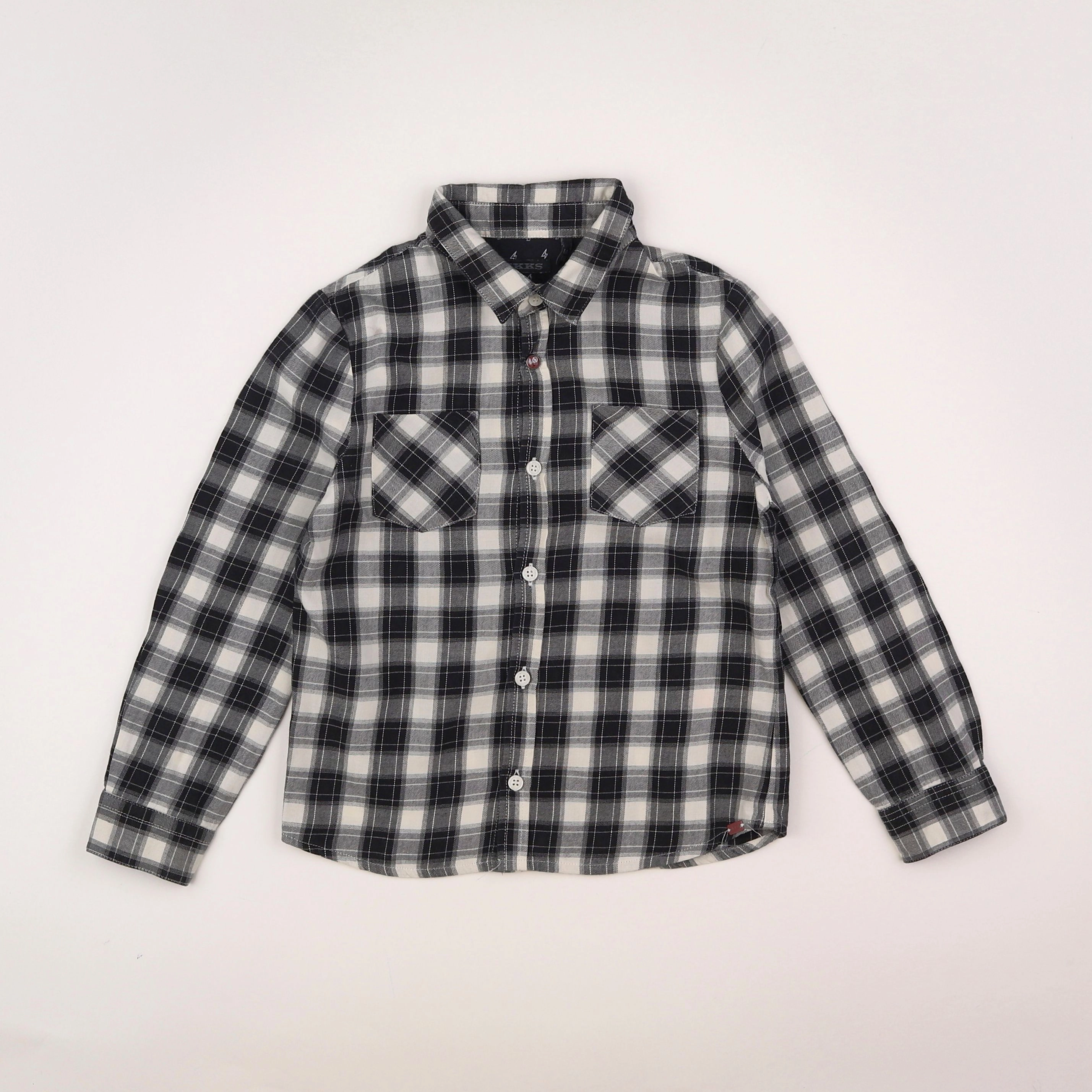 IKKS - chemise blanc, noir - 6 ans