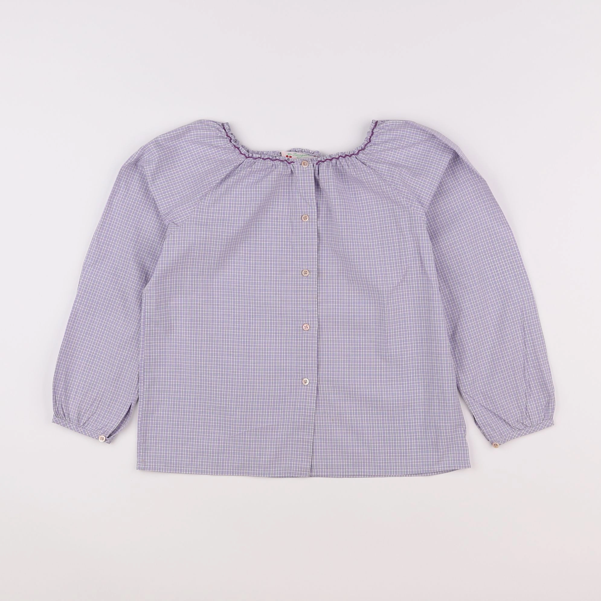 Bonpoint - blouse violet - 8 ans