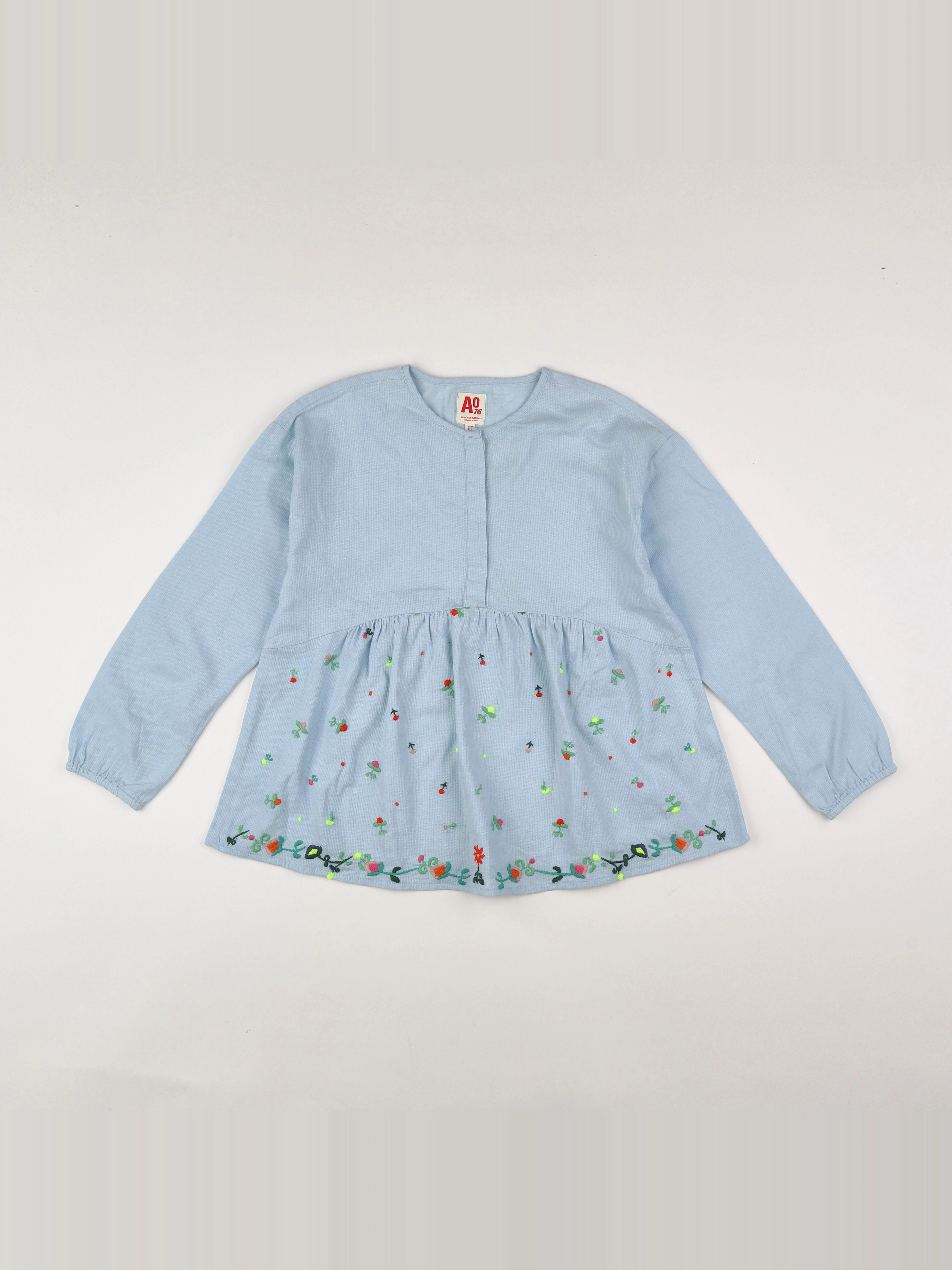 American Outfitters - blouse bleu - 10 ans