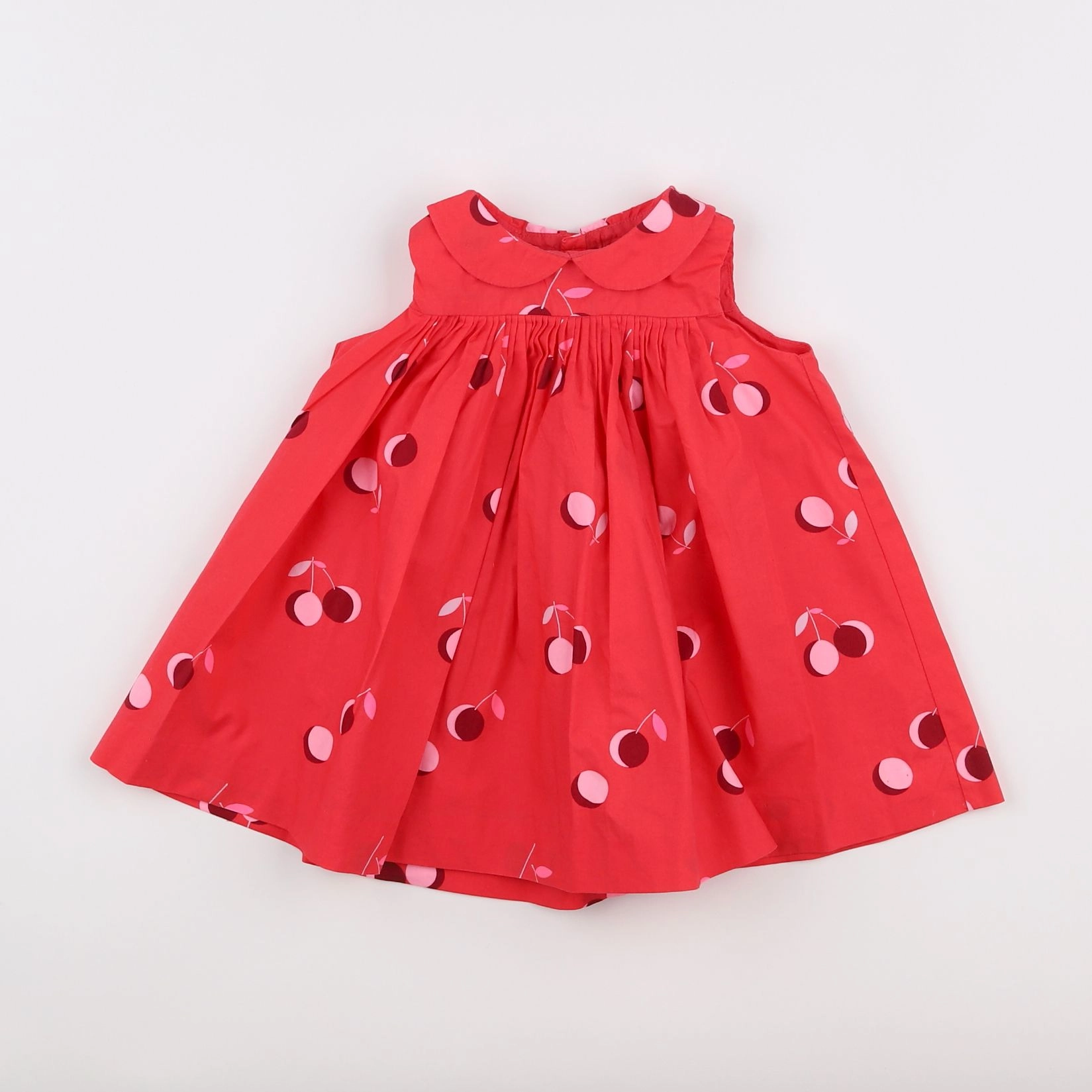 Jacadi - robe rouge - 12 mois