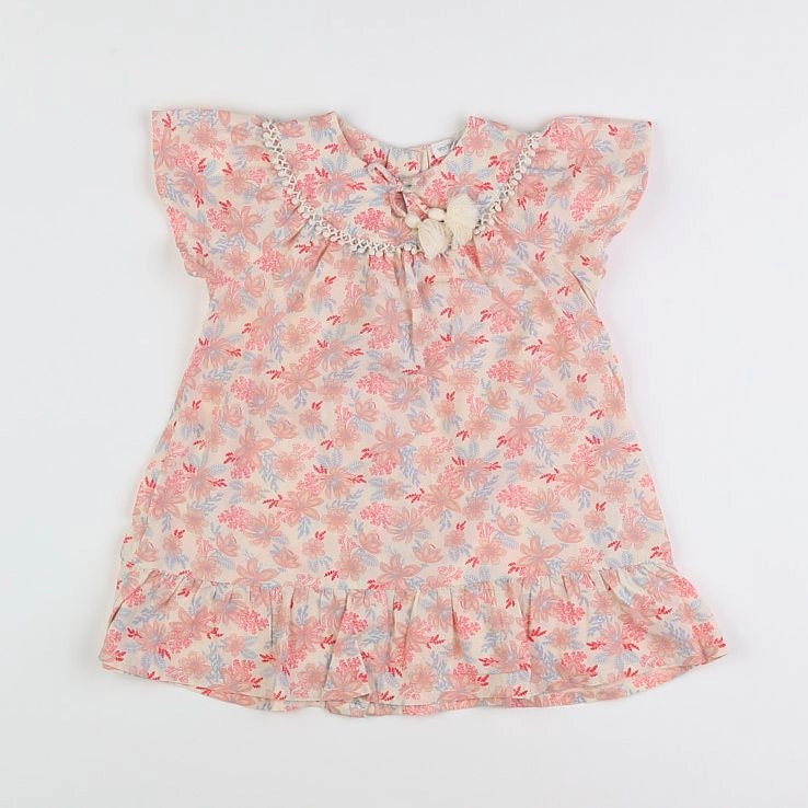 Vertbaudet - robe beige - 2 ans