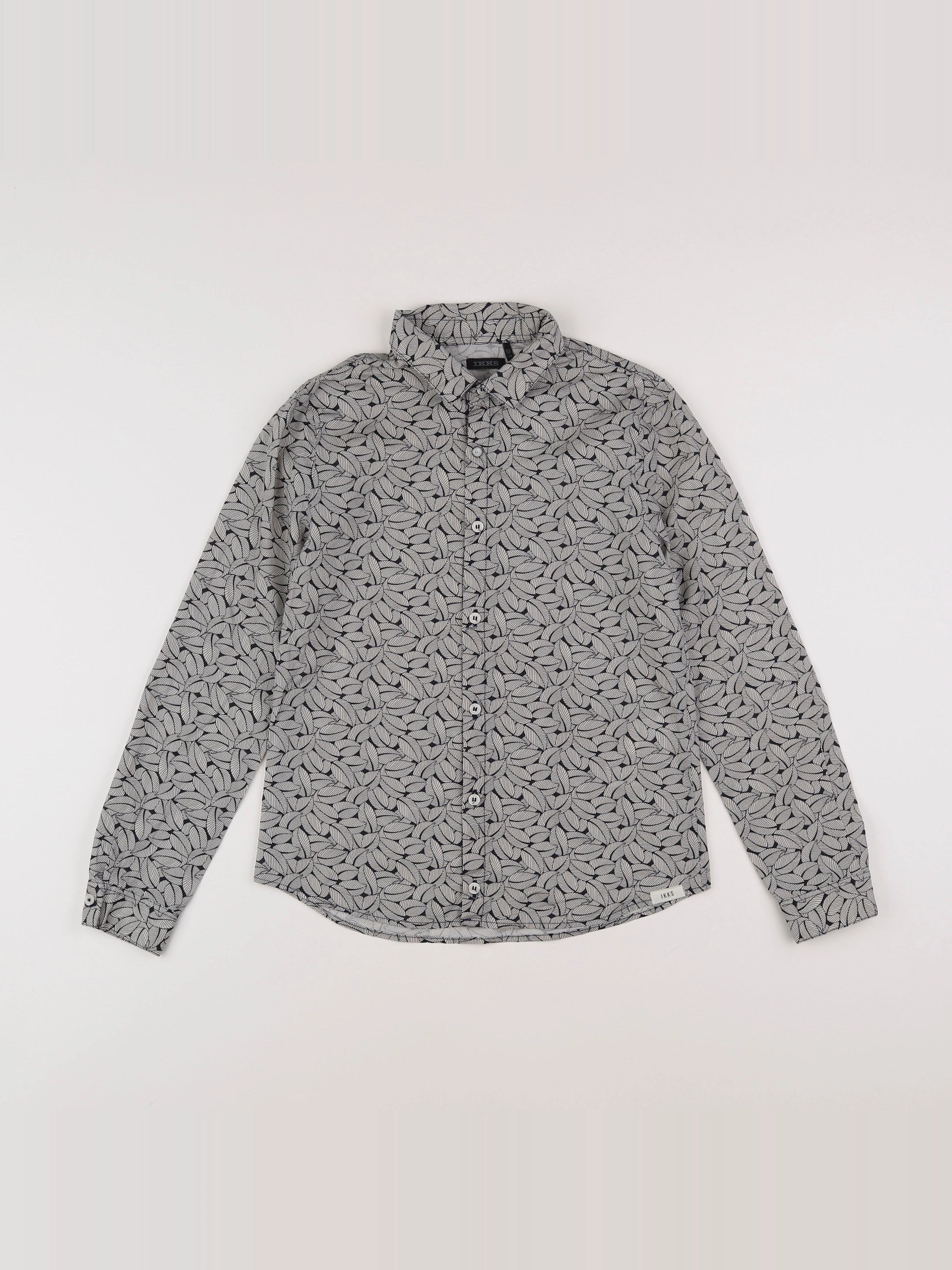 IKKS - chemise gris - 10 ans