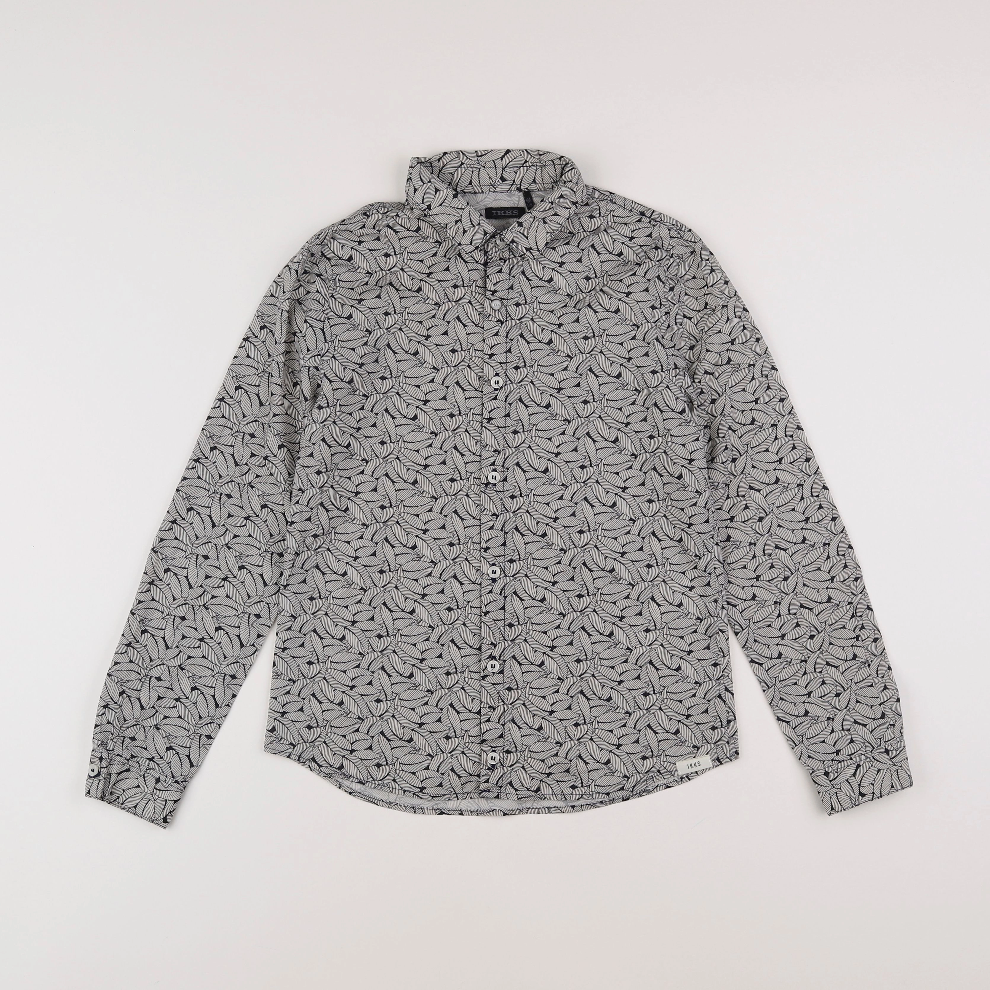 IKKS - chemise gris - 10 ans