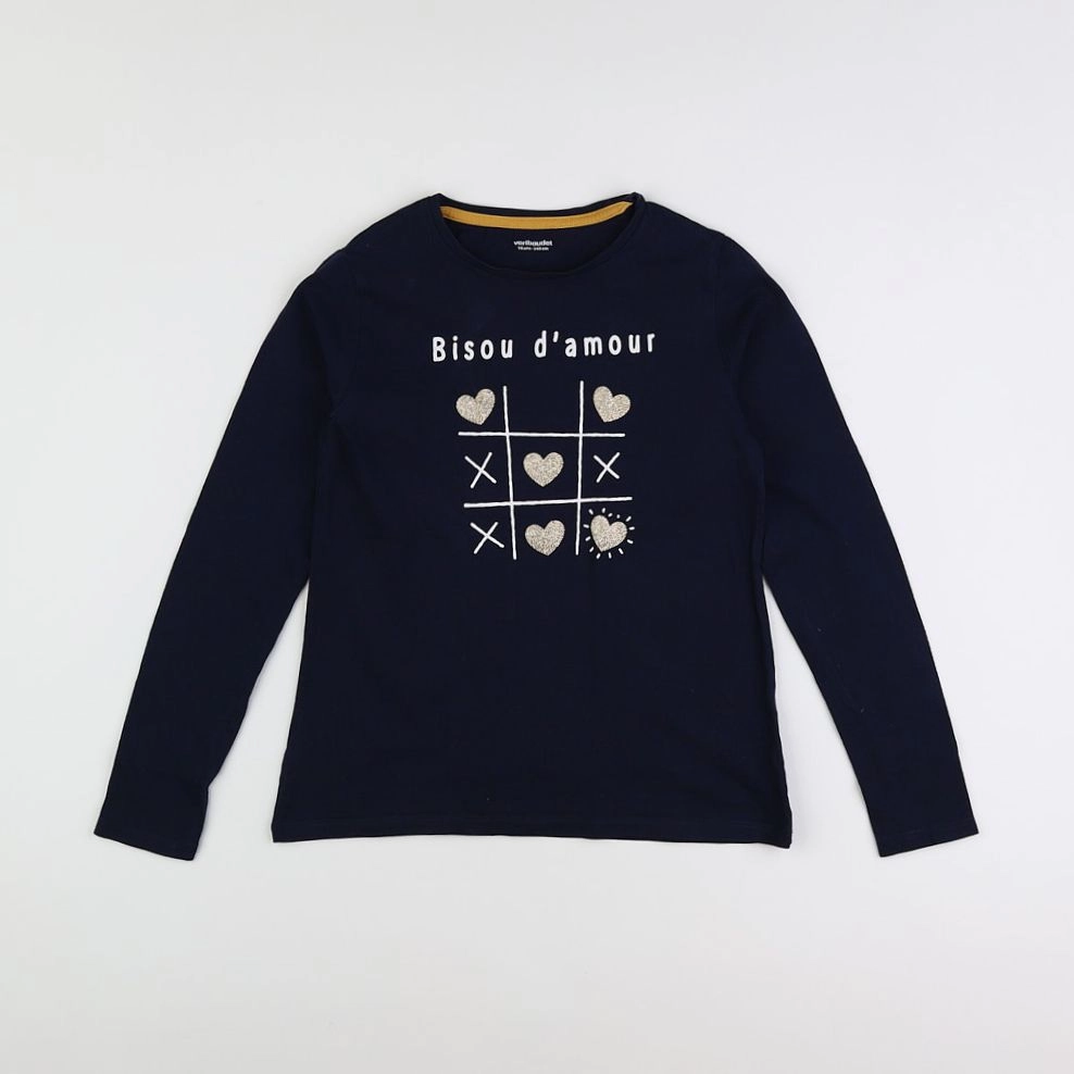 Vertbaudet - tee-shirt bleu - 10 ans