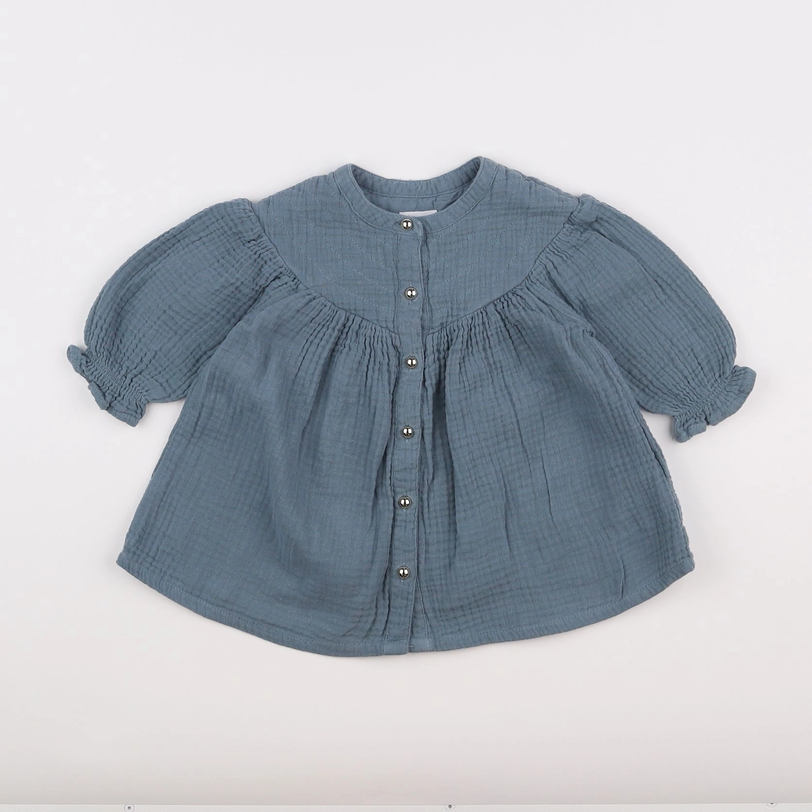 Vertbaudet - robe bleu - 9 mois