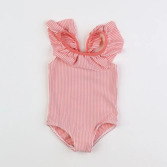 Vertbaudet - maillot de bain rose - 12 mois