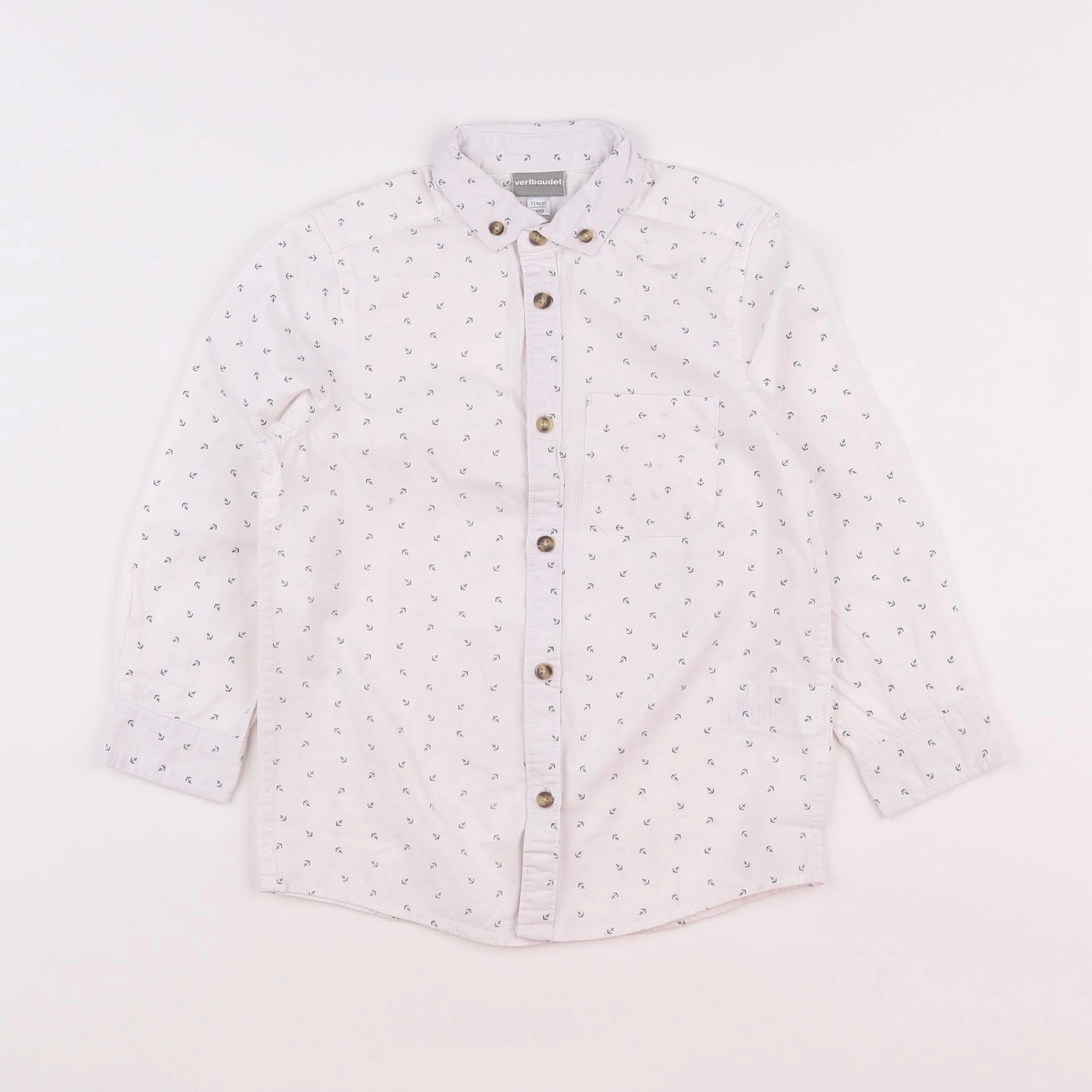 Vertbaudet - chemise blanc - 6 ans