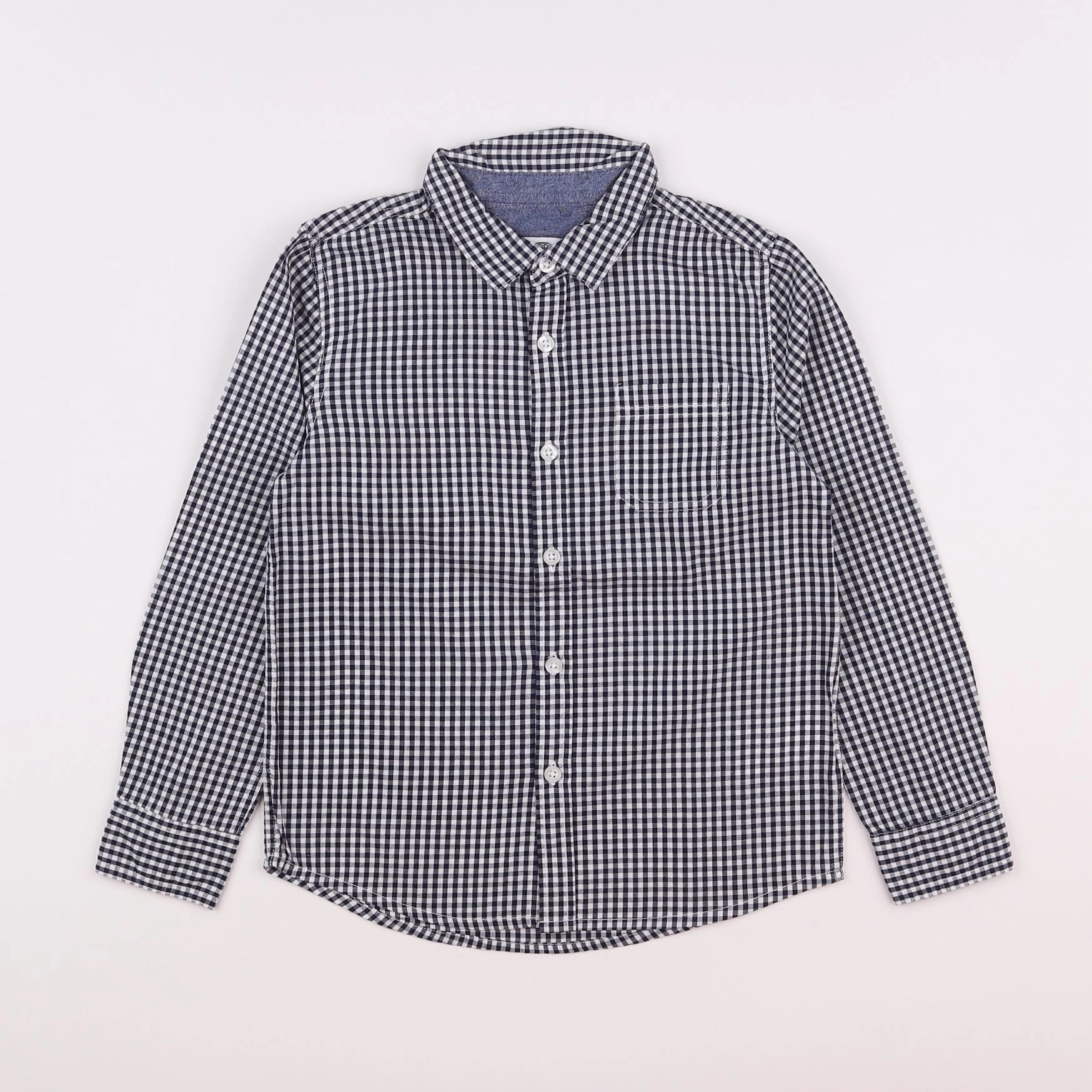 La Redoute - chemise blanc, bleu - 6 ans