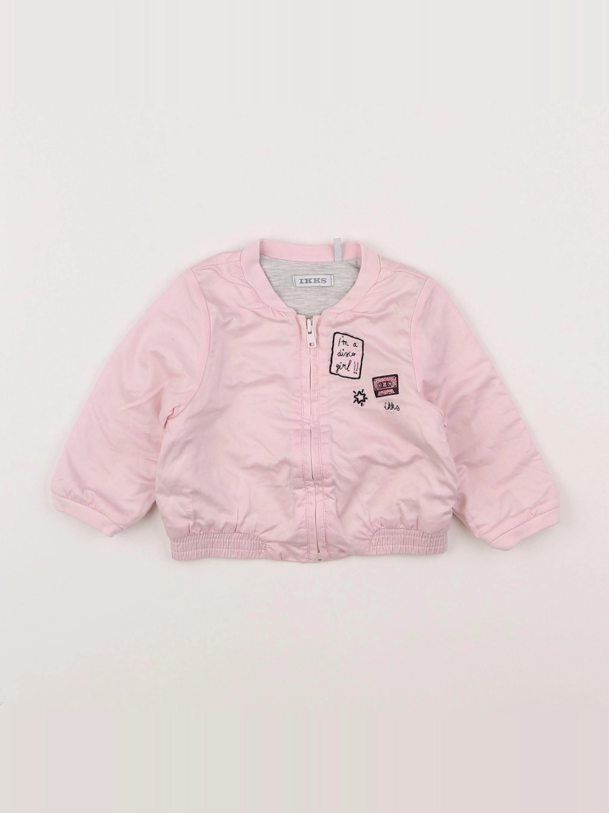 IKKS - veste rose - 12 mois
