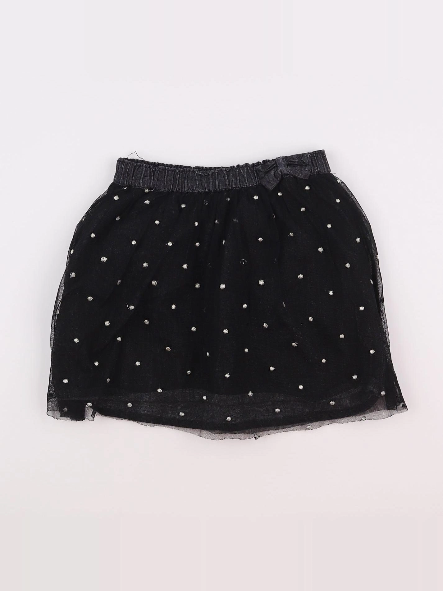 IKKS - jupe noir, argent - 8 ans