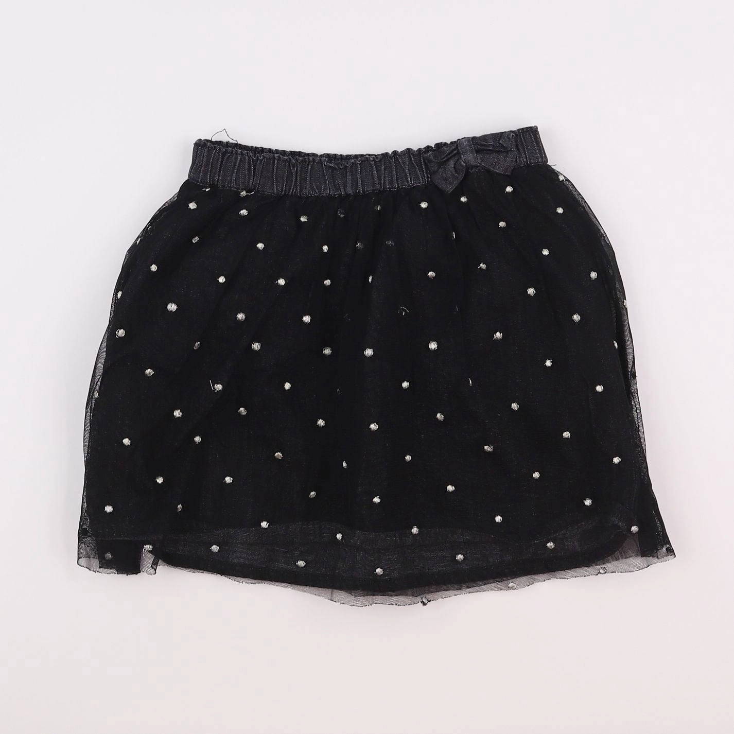 IKKS - jupe noir, argent - 8 ans