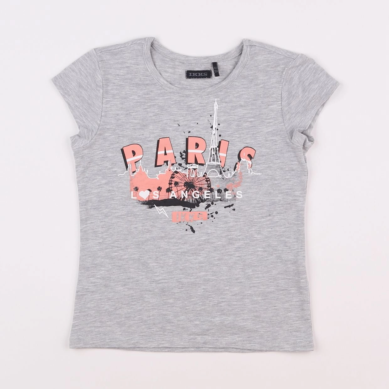 IKKS - tee-shirt gris - 4 ans