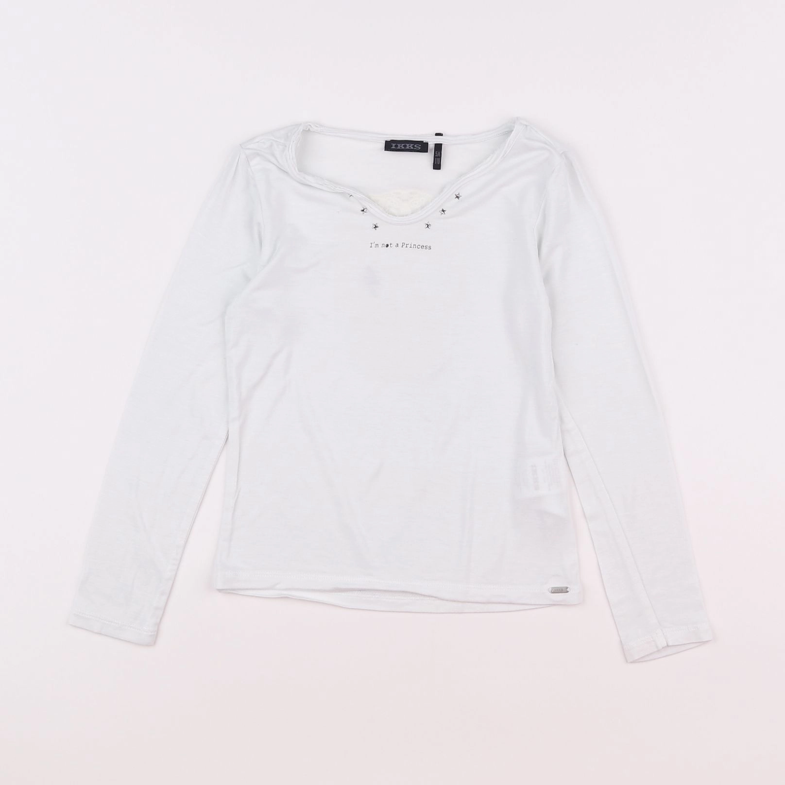 IKKS - tee-shirt imprimé au dos blanc - 5 ans