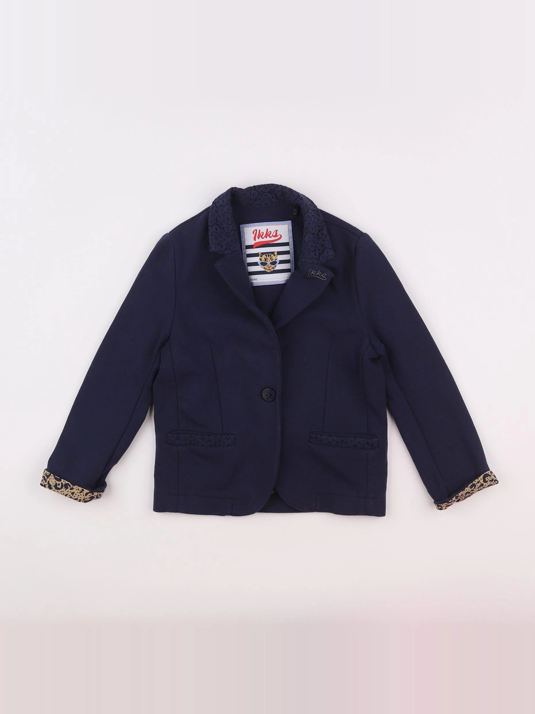 IKKS - veste bleu - 4 ans