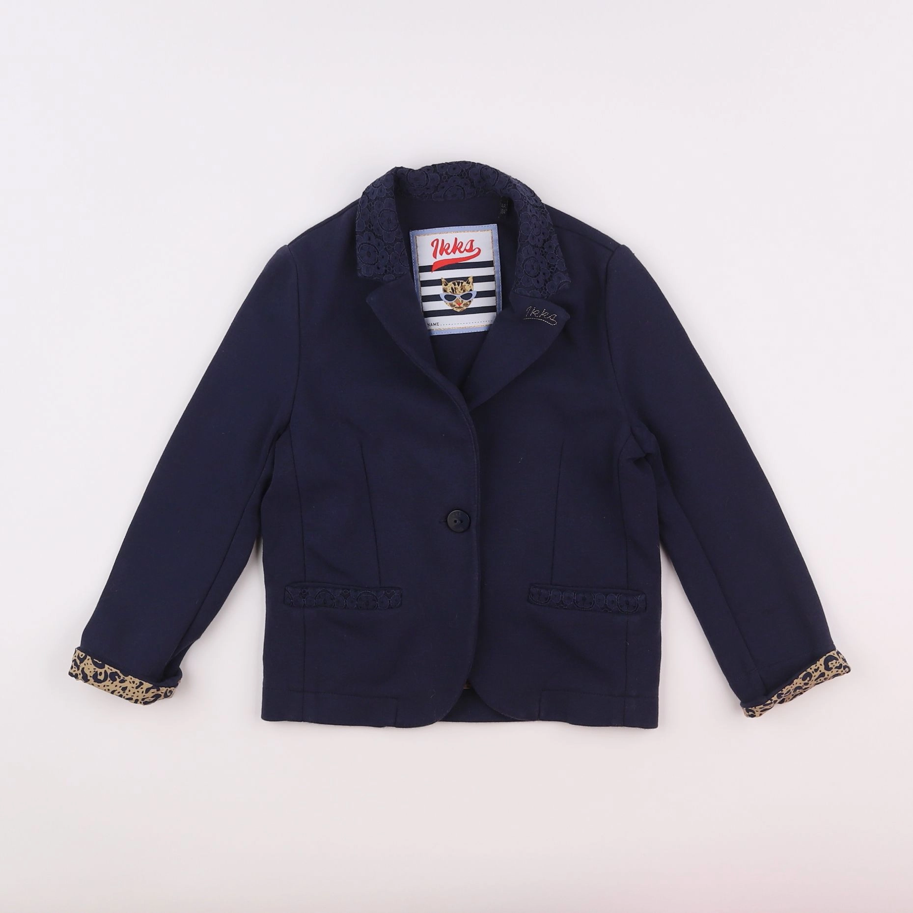 IKKS - veste bleu - 4 ans