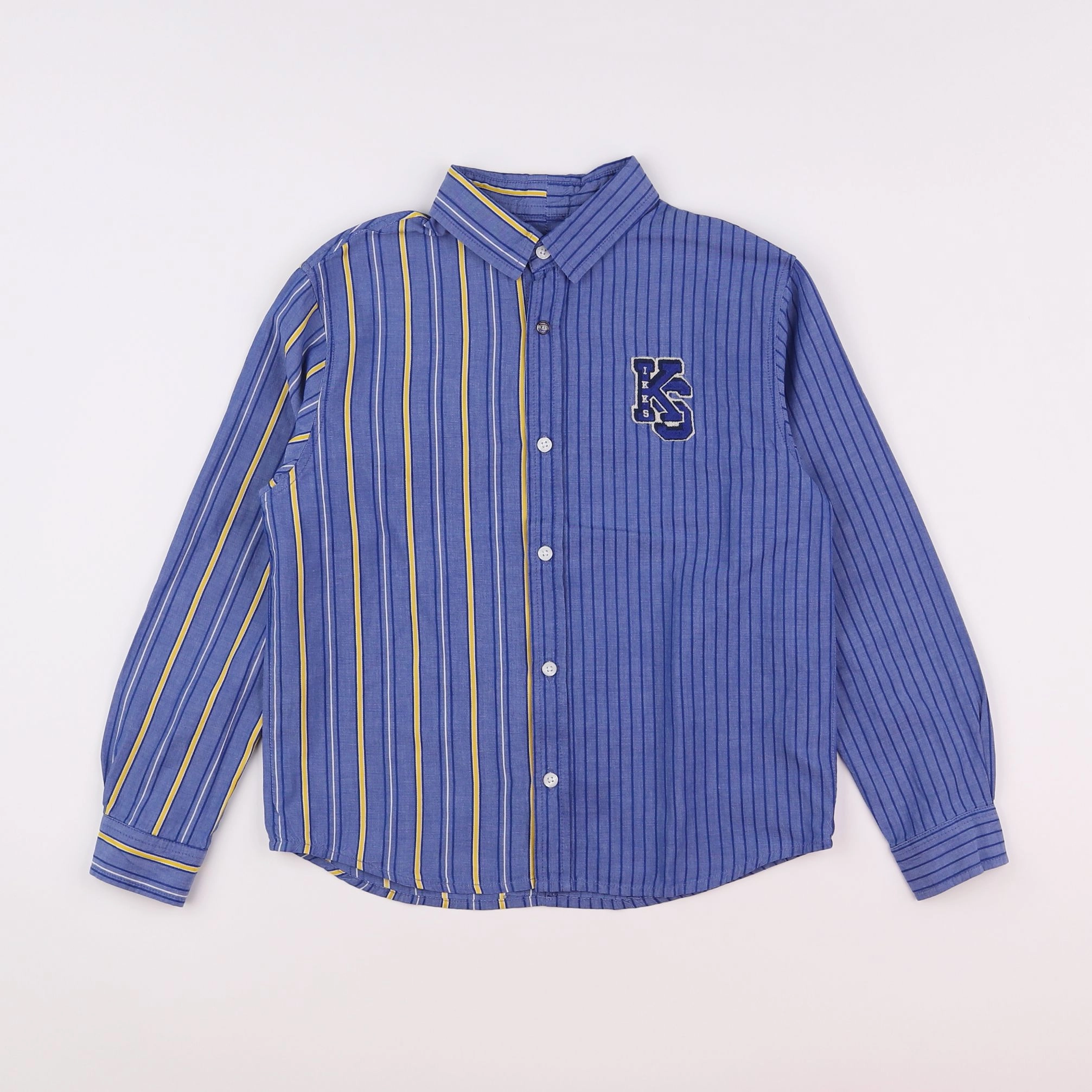 IKKS - chemise bleu - 8 ans