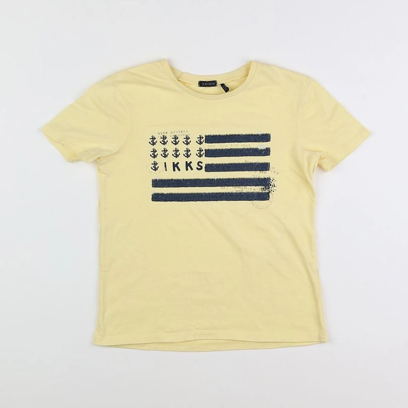 IKKS - tee-shirt jaune - 8 ans