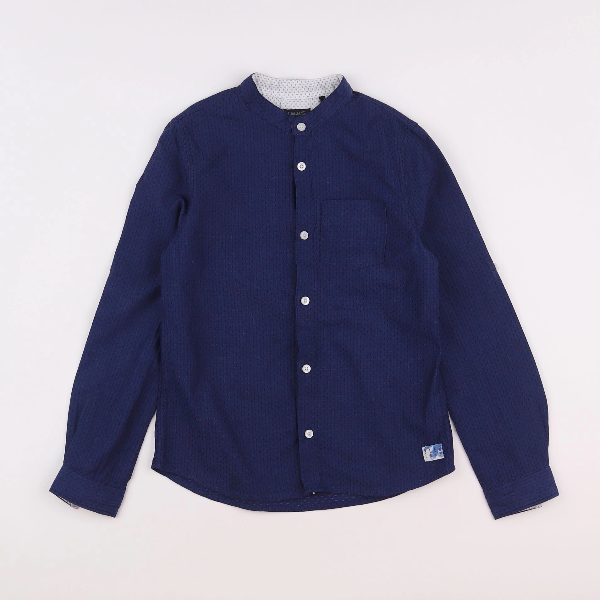 IKKS - chemise bleu - 8 ans