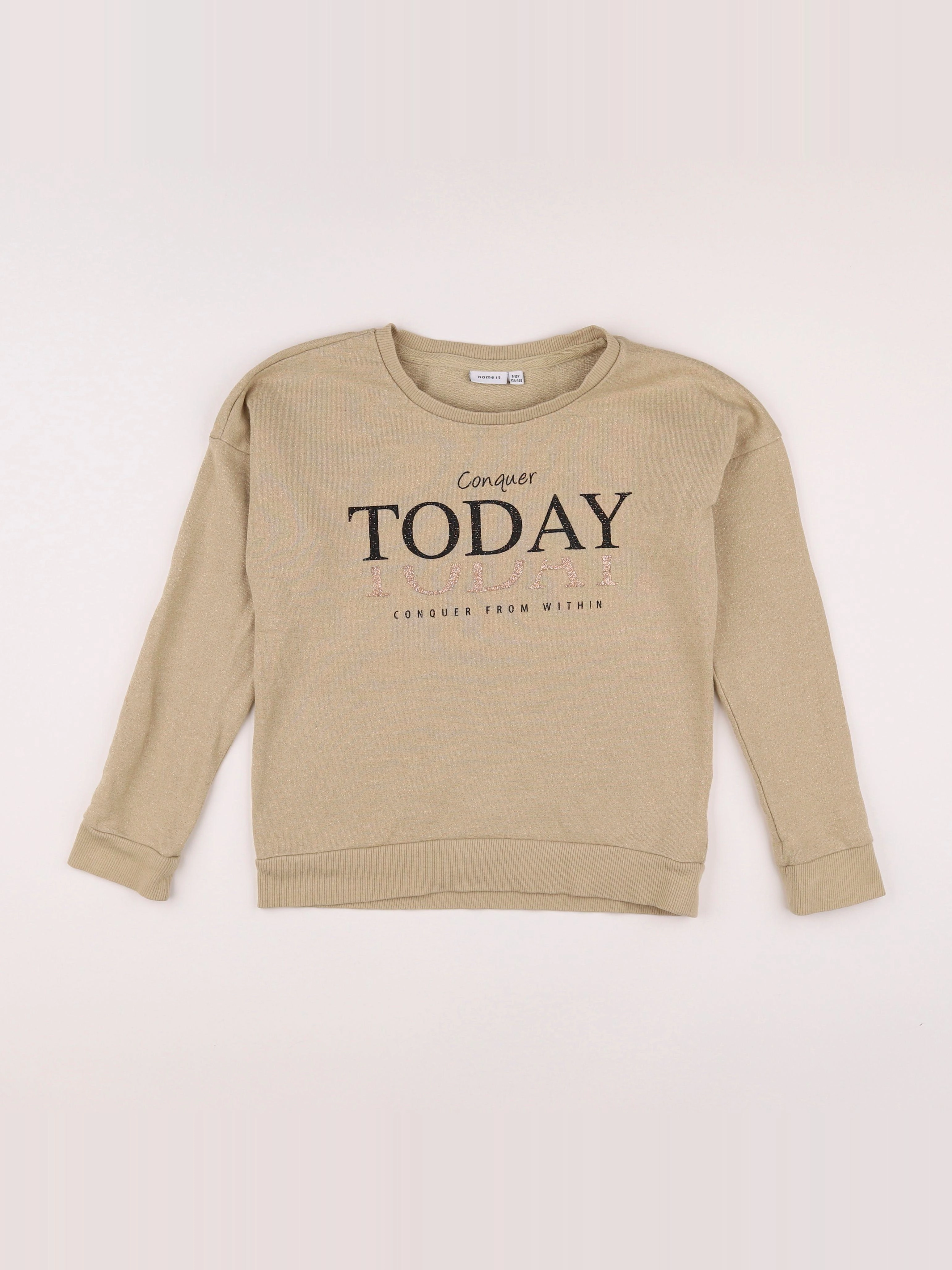 Name it - sweat jaune - 9/10 ans