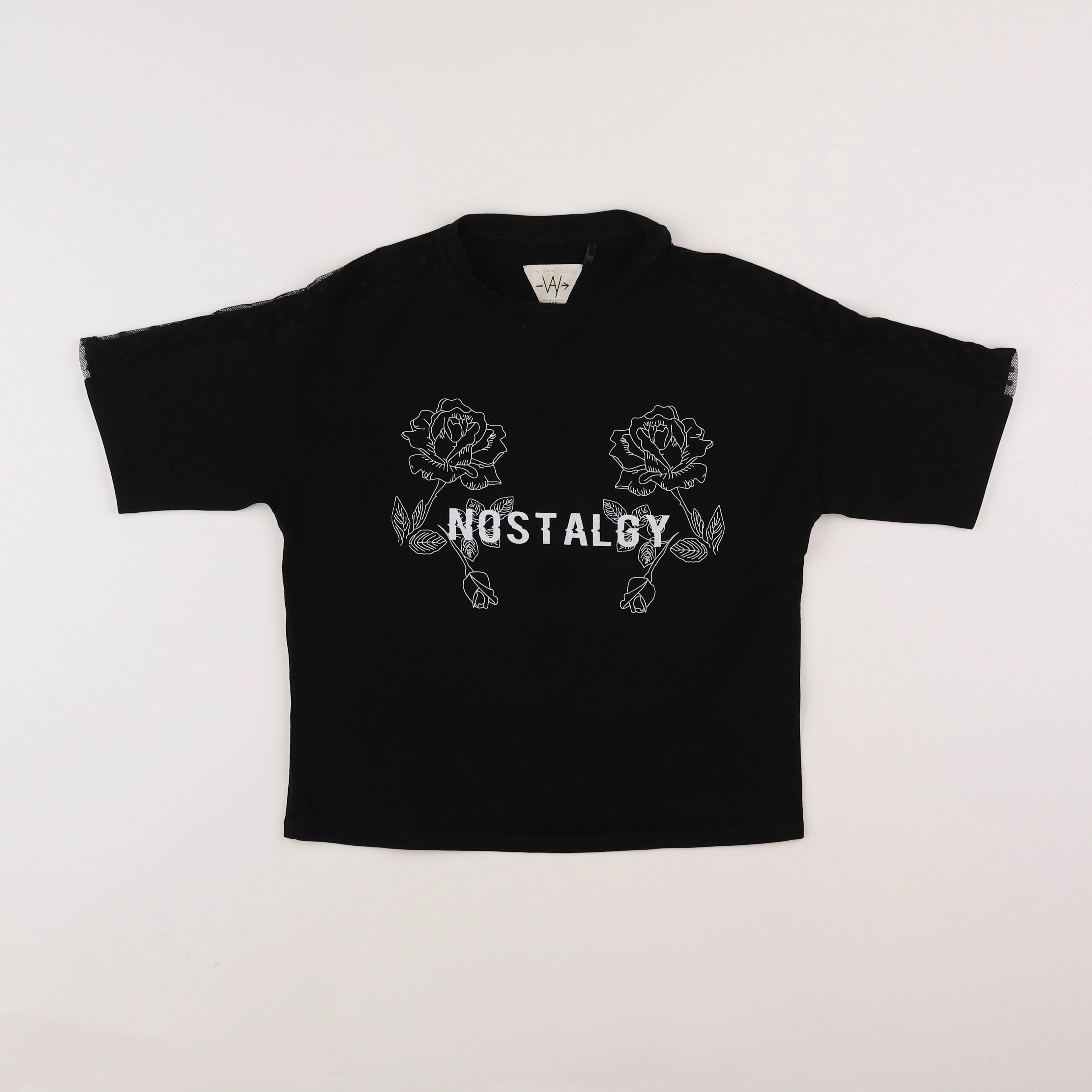 IKKS - tee-shirt noir - 10 ans