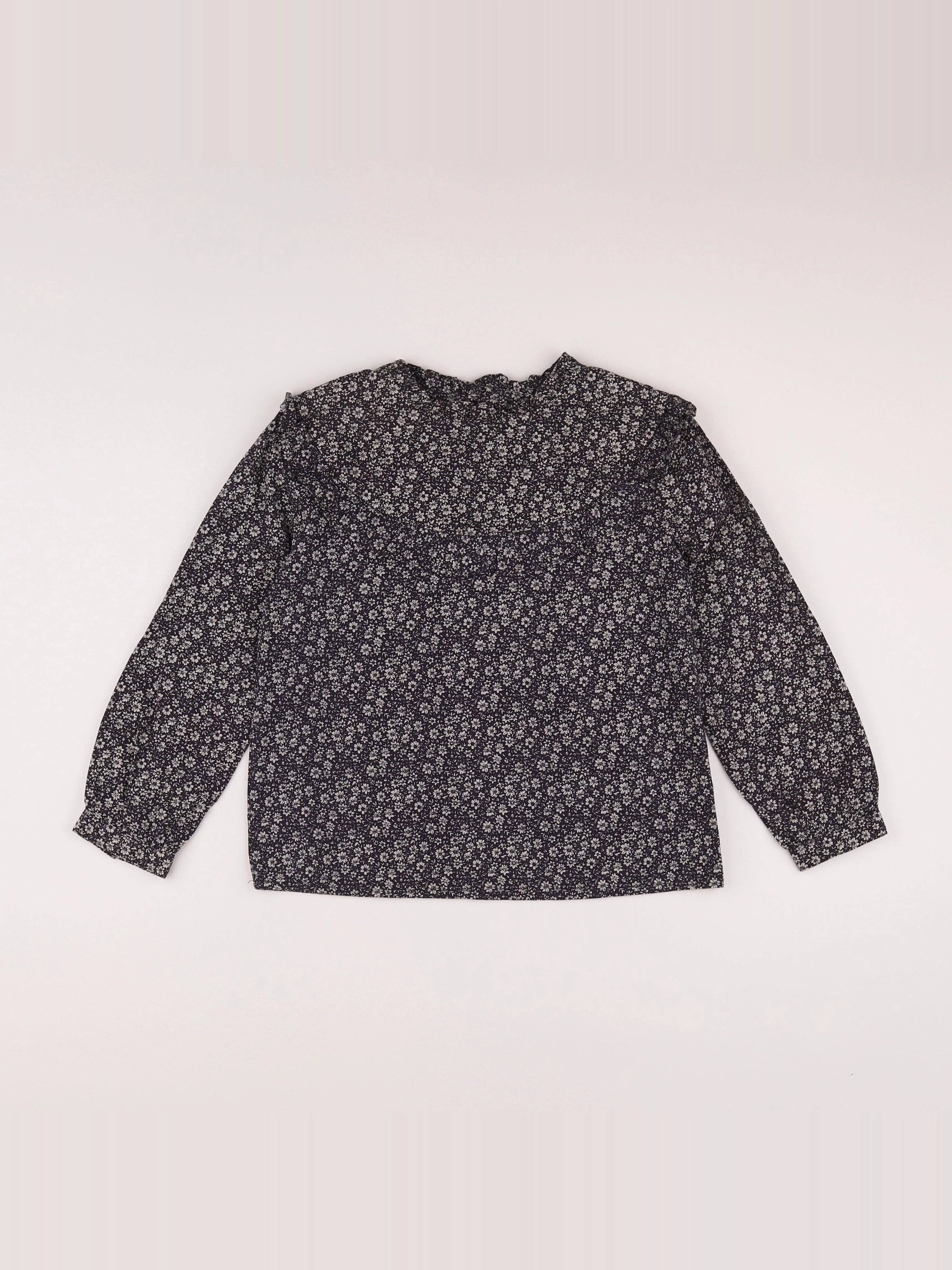 Little Cigogne - blouse noir - 10 ans