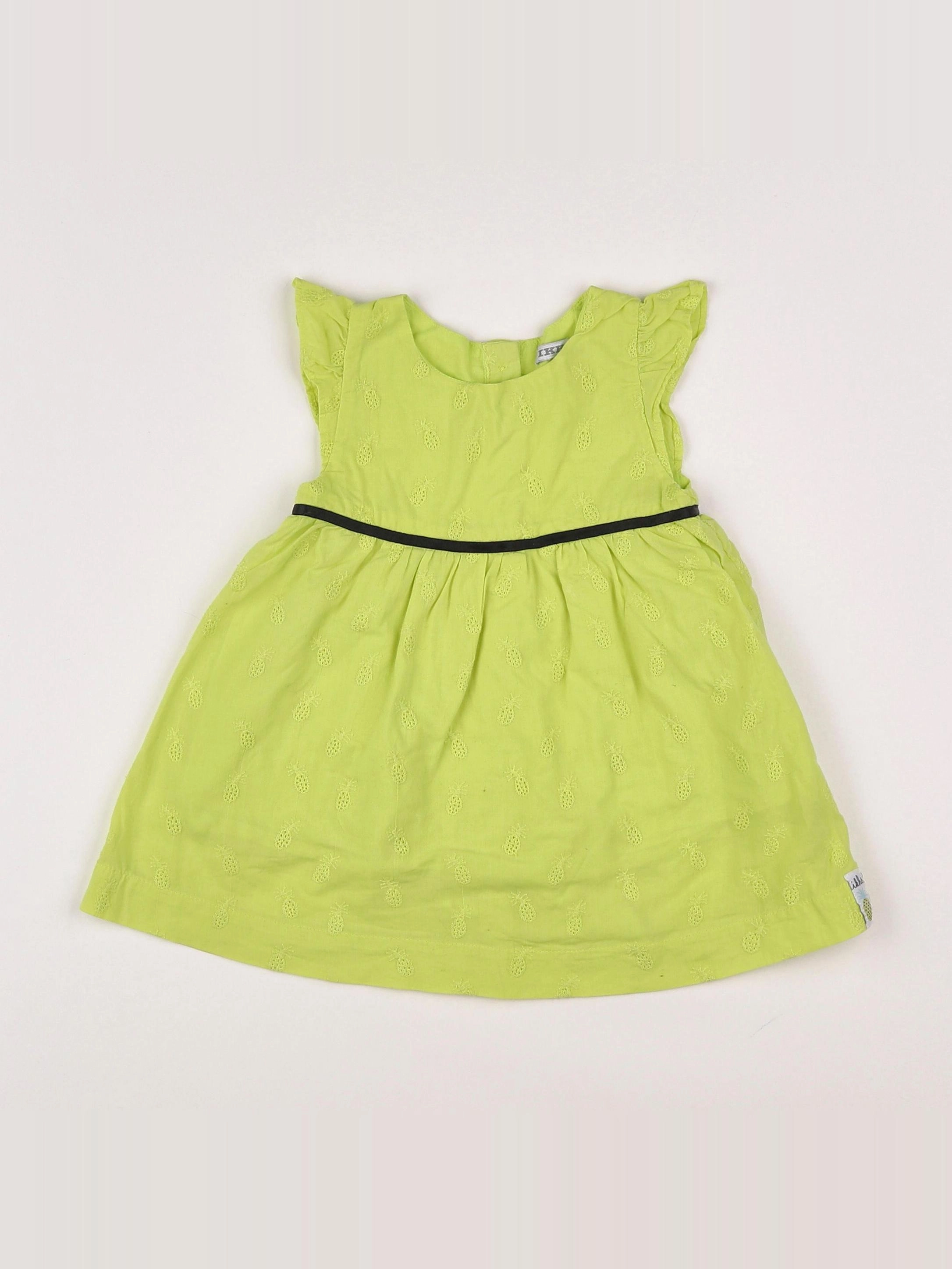 IKKS - robe vert - 12 mois