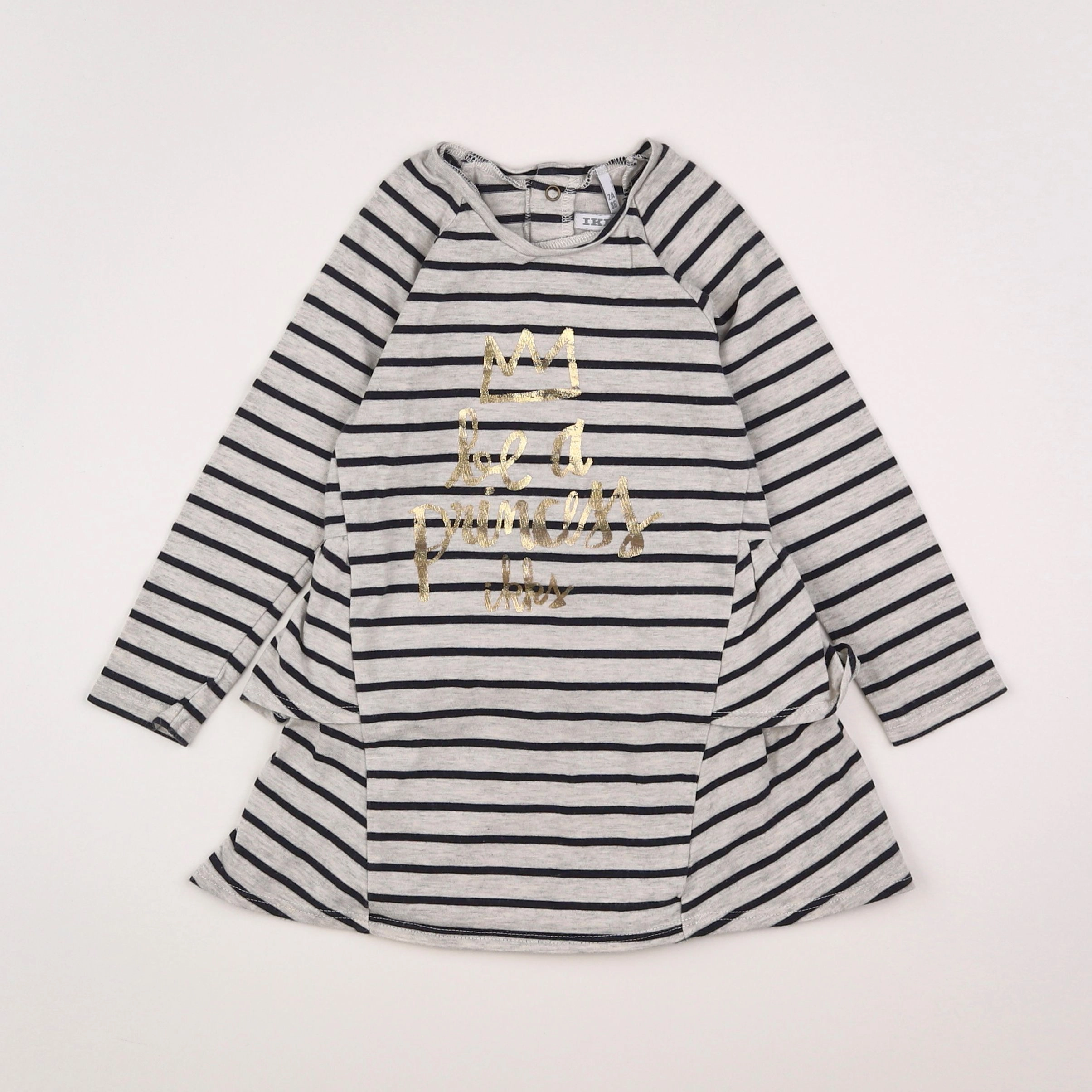 IKKS - robe gris - 2 ans
