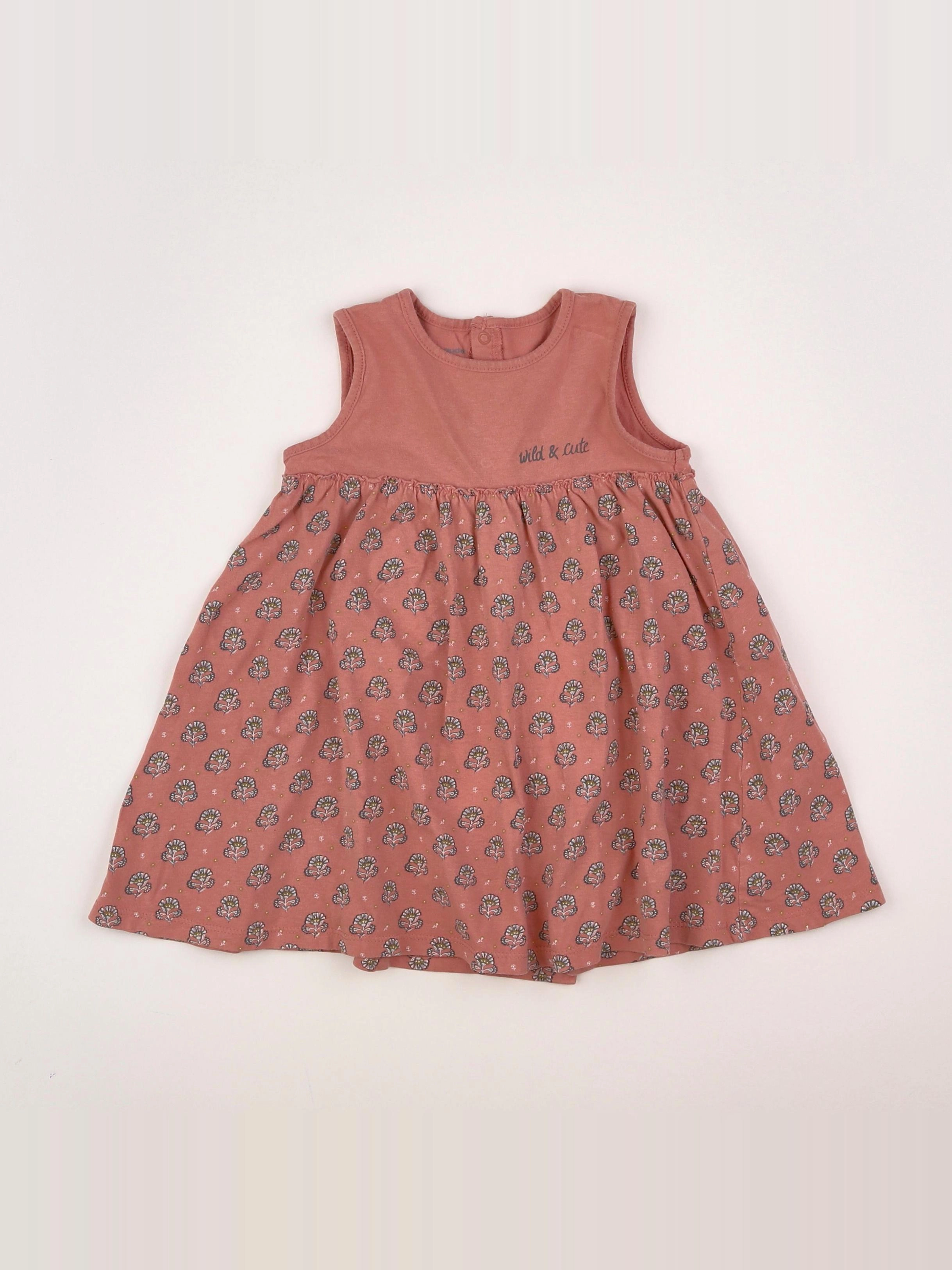 Vertbaudet - robe rose - 18 mois