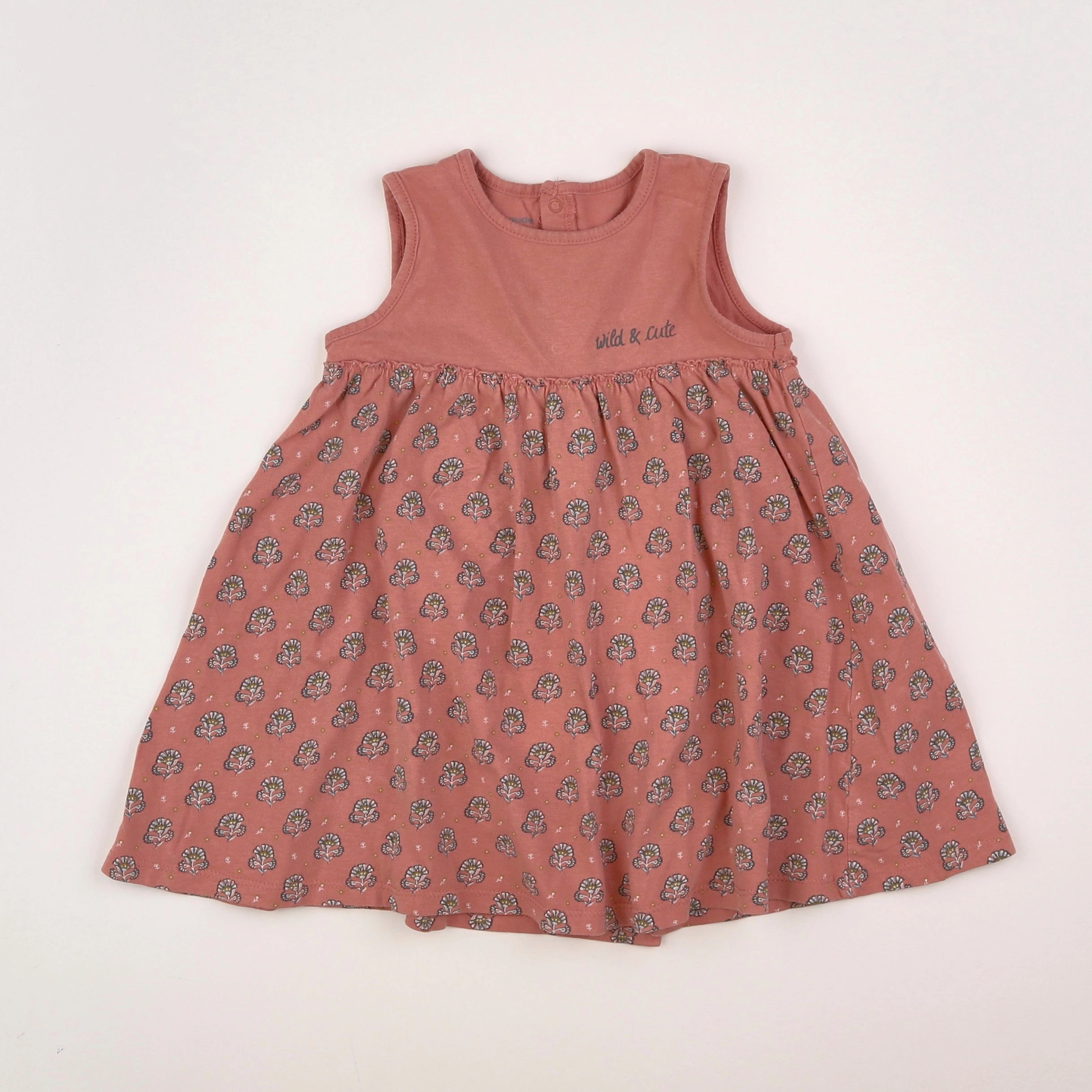Vertbaudet - robe rose - 18 mois