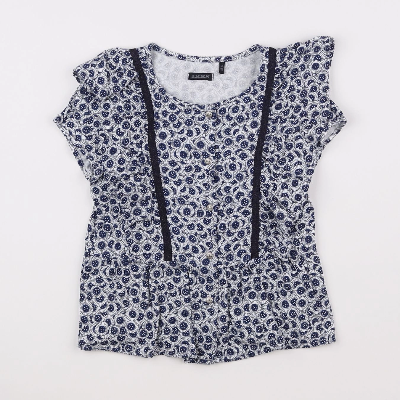 IKKS - tee-shirt blanc - 6 ans